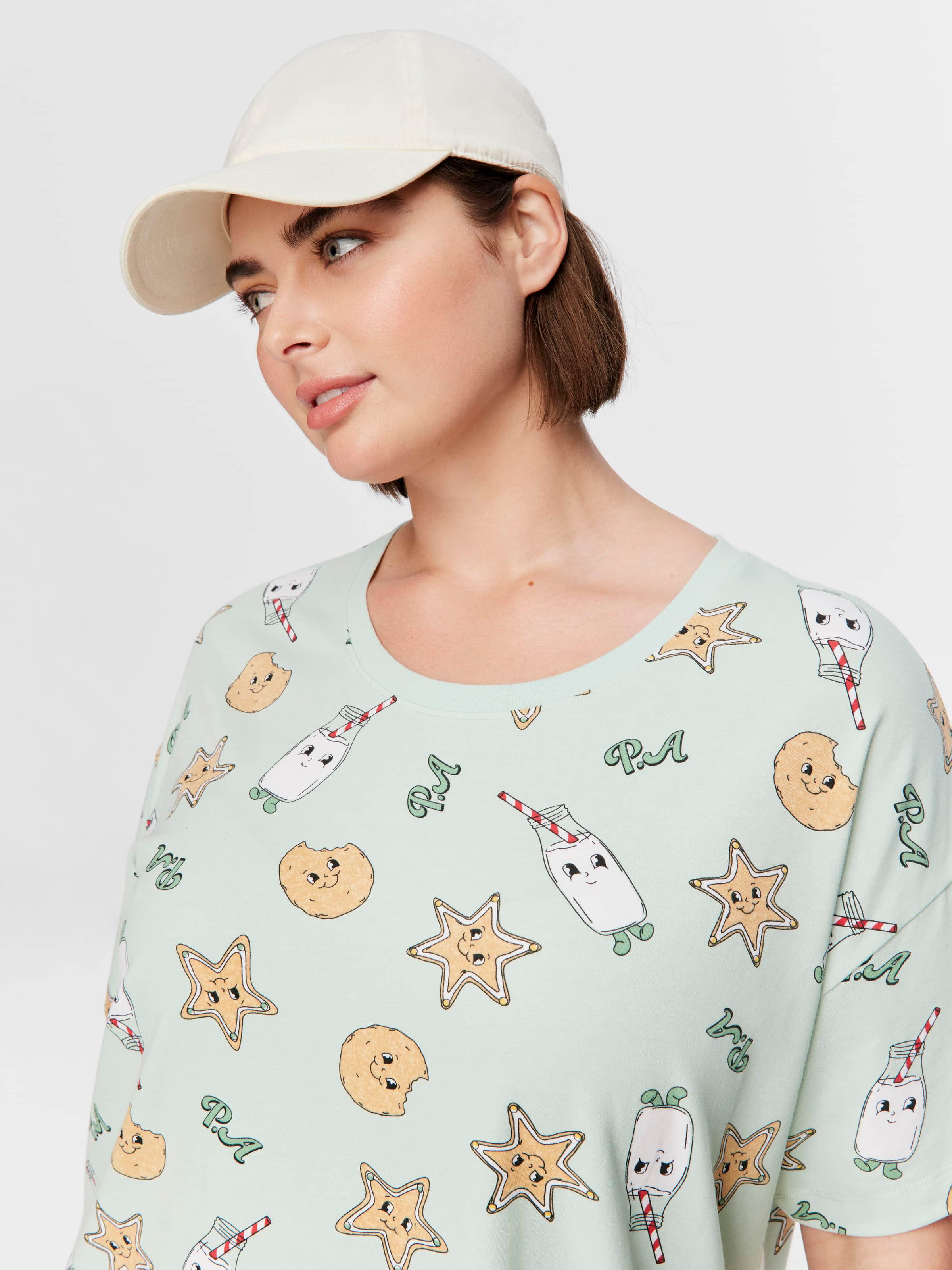 P.A. Plus Milk & Cookies Sleep Tee