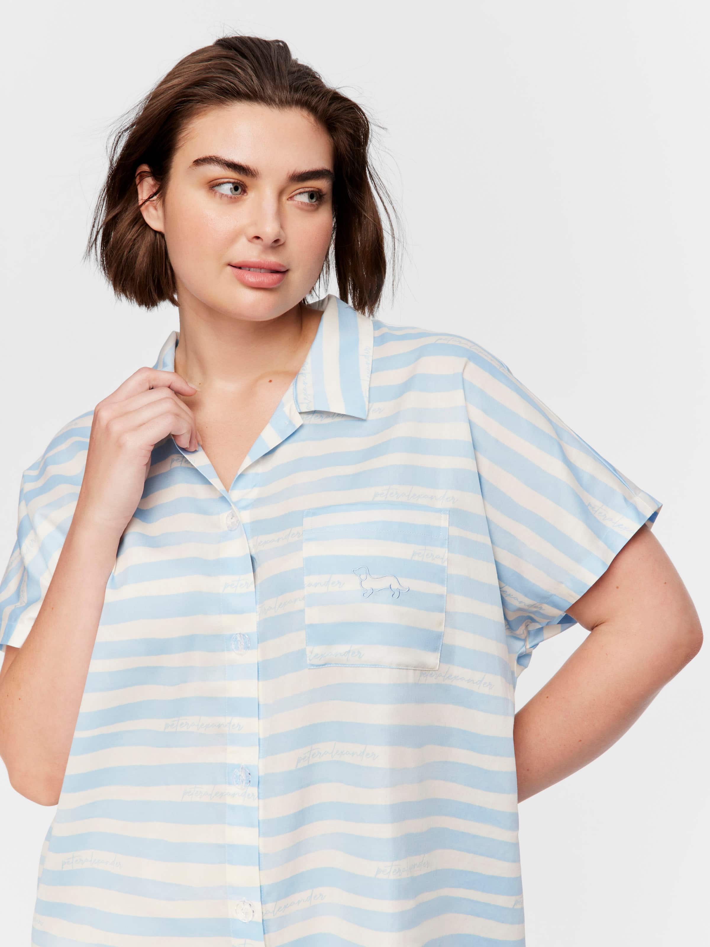 P.A. Plus Boyfriend Stripe Nightshirt