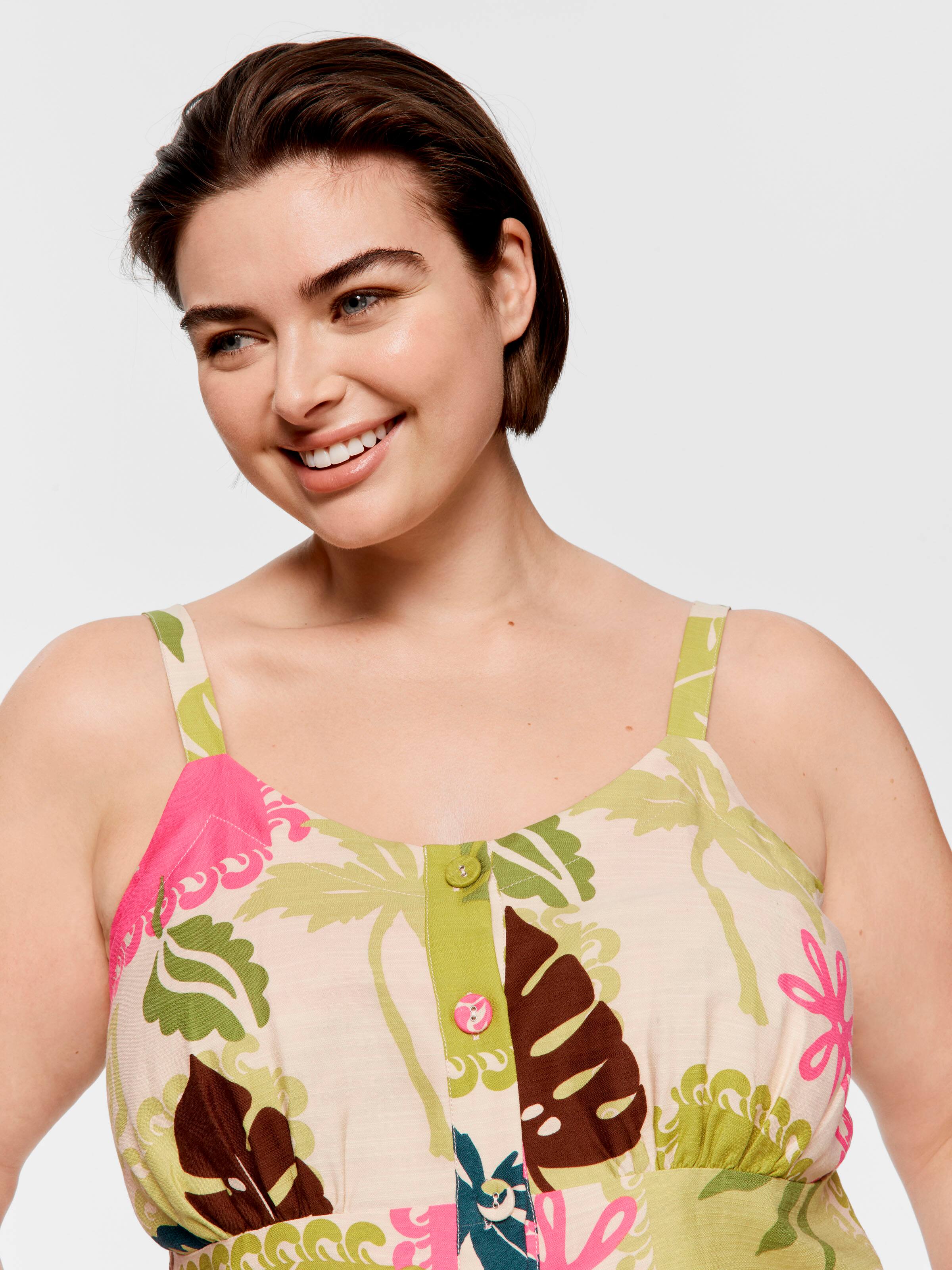 P.A. Plus Tropical Palm Cami