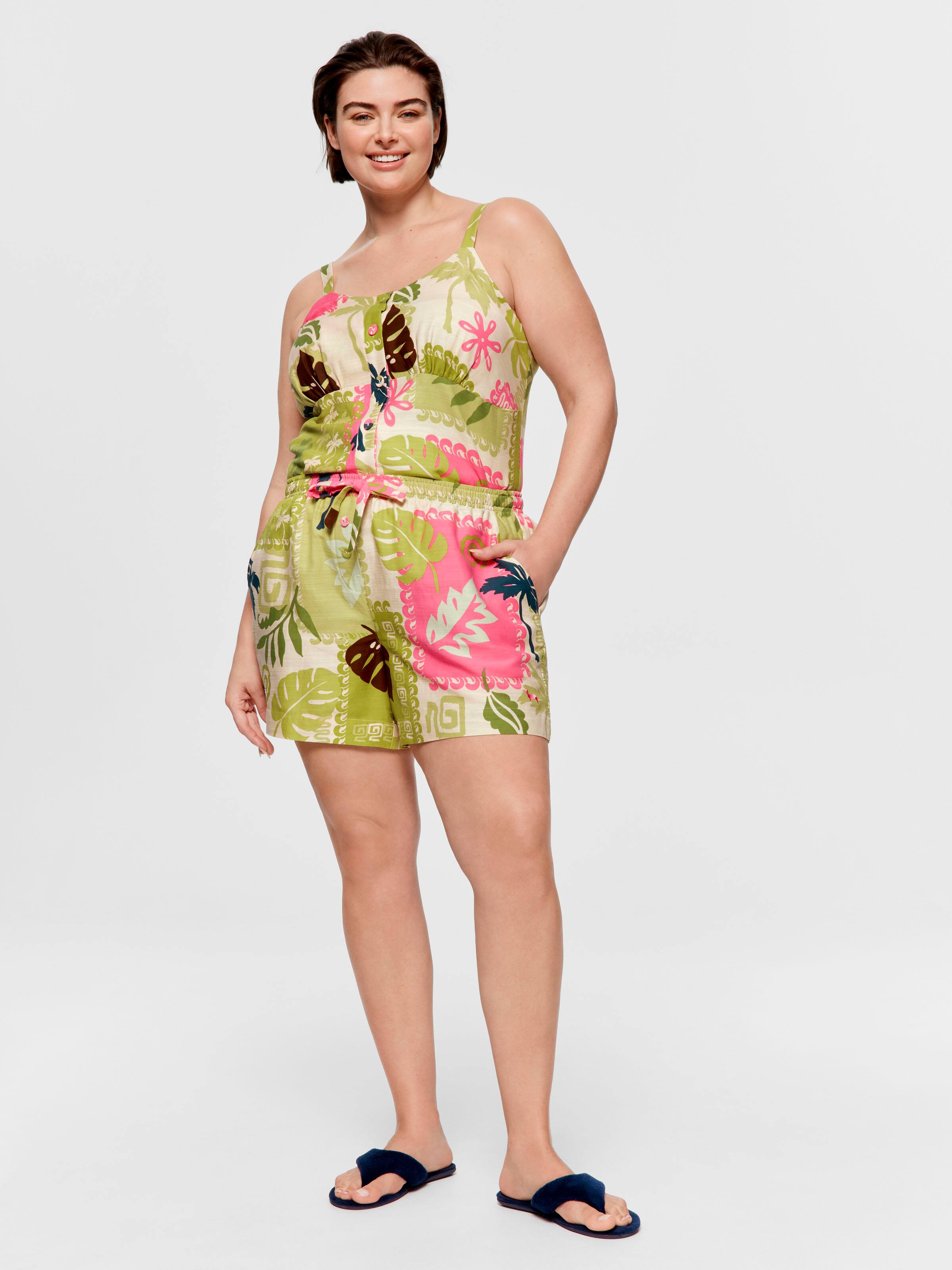 P.A. Plus Tropical Palm Mid Short