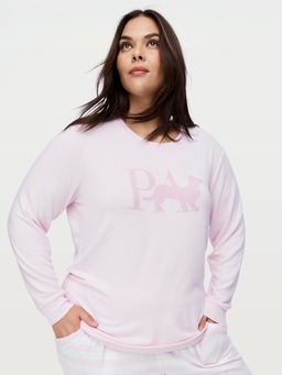 P.A. Plus Pink Fuzzy Sweater