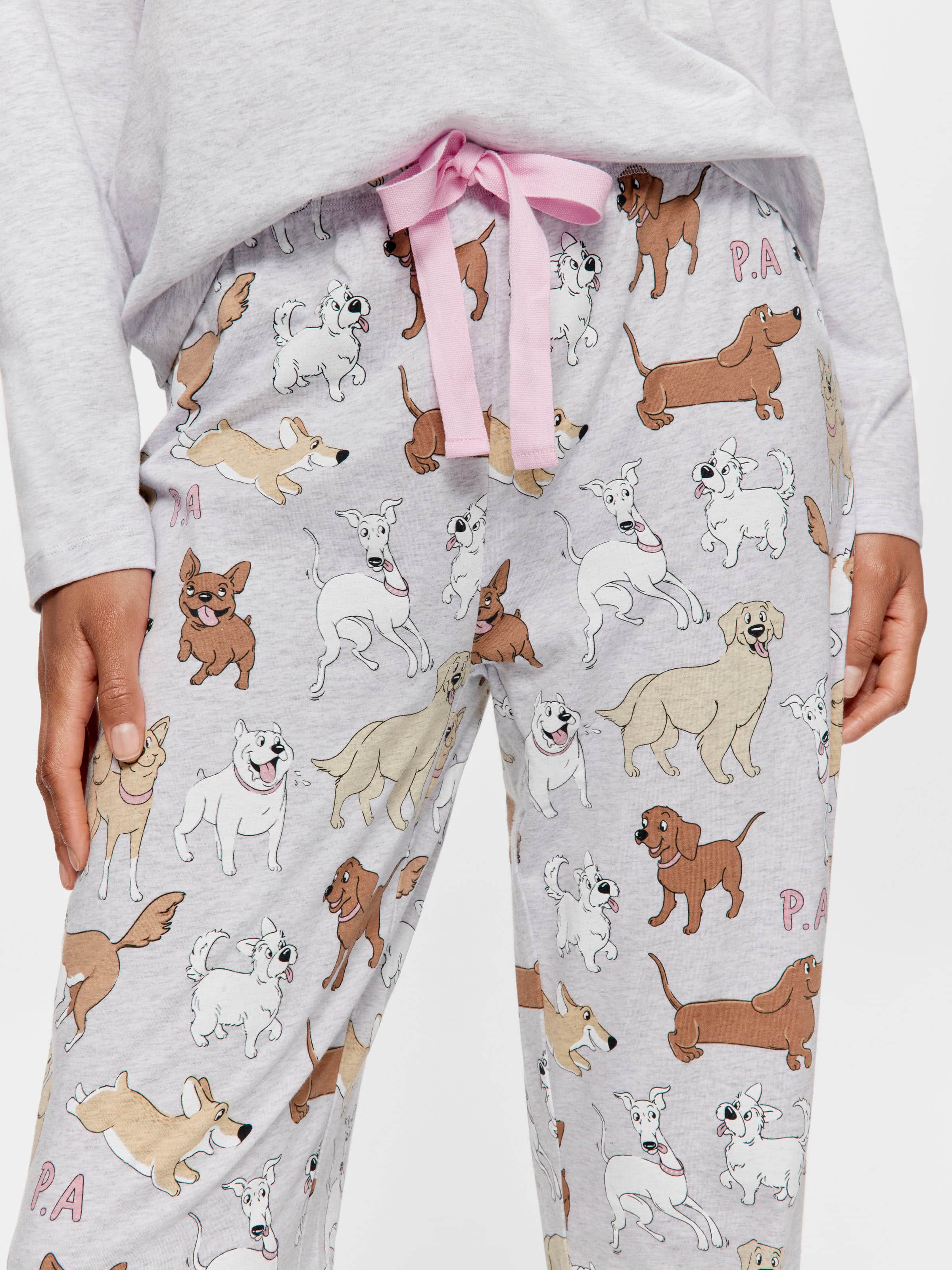 Mixed Dog Pj Pant