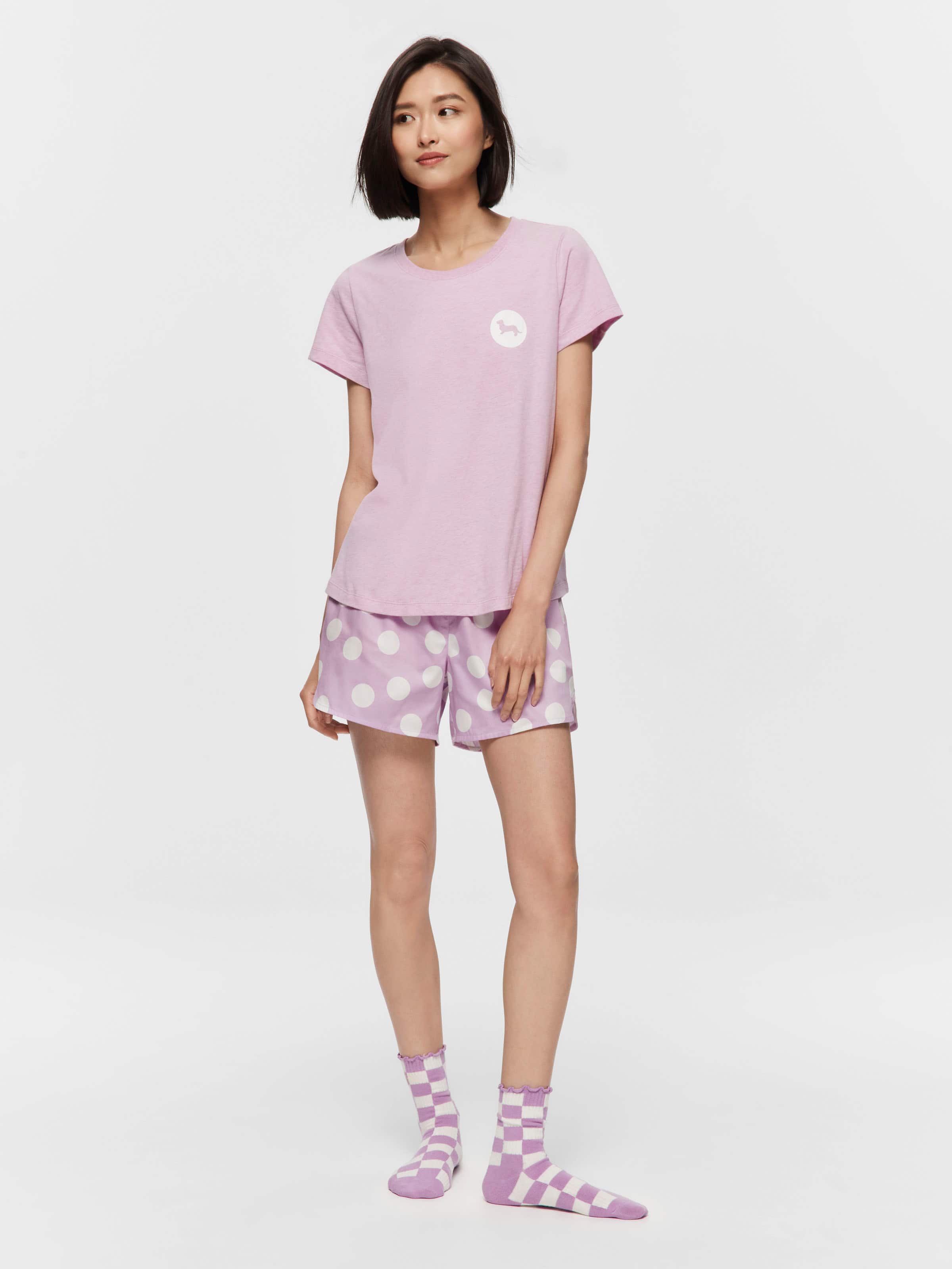 Lilac Marle Tee