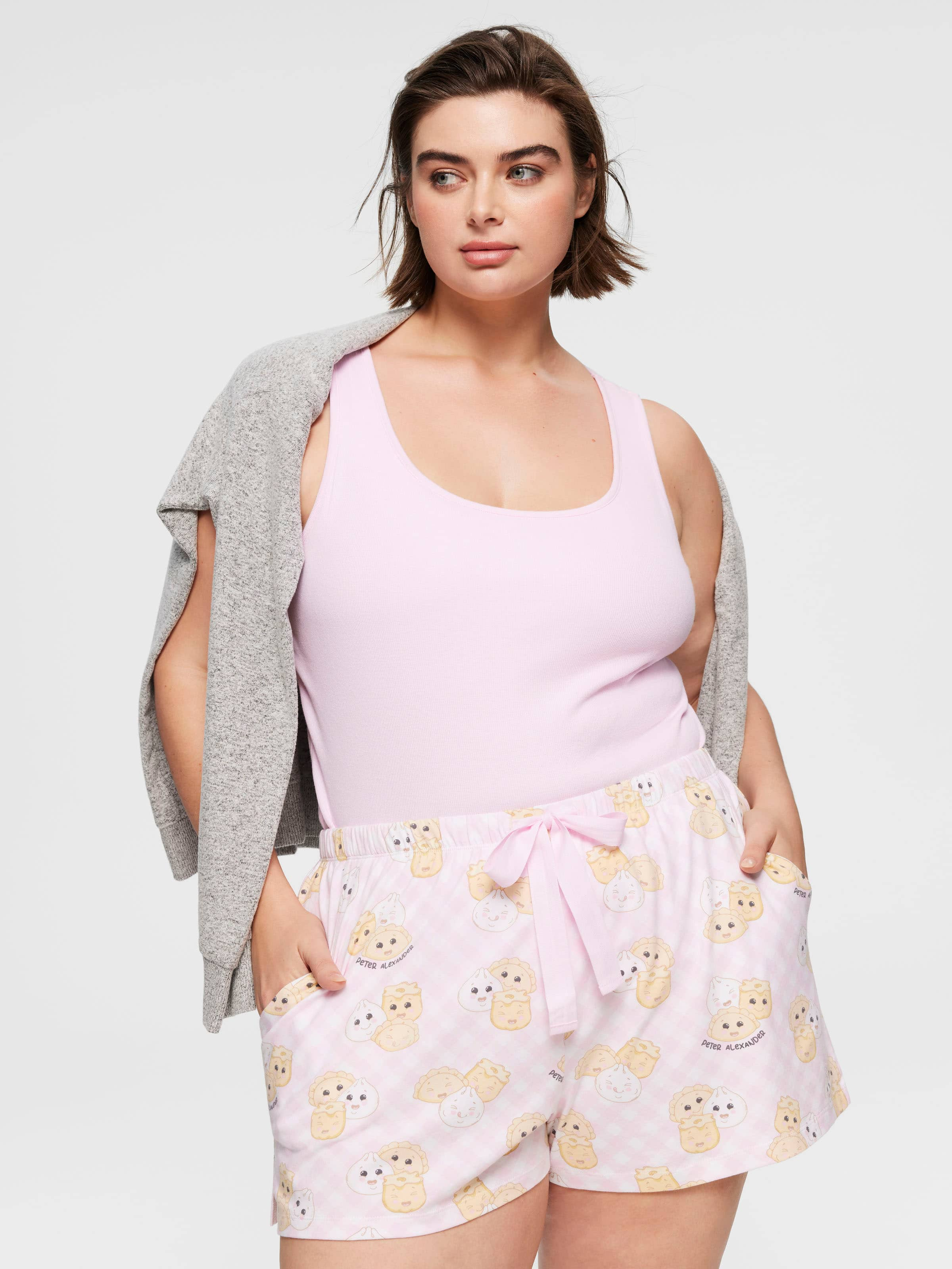 Plus size clearance pyjama shorts