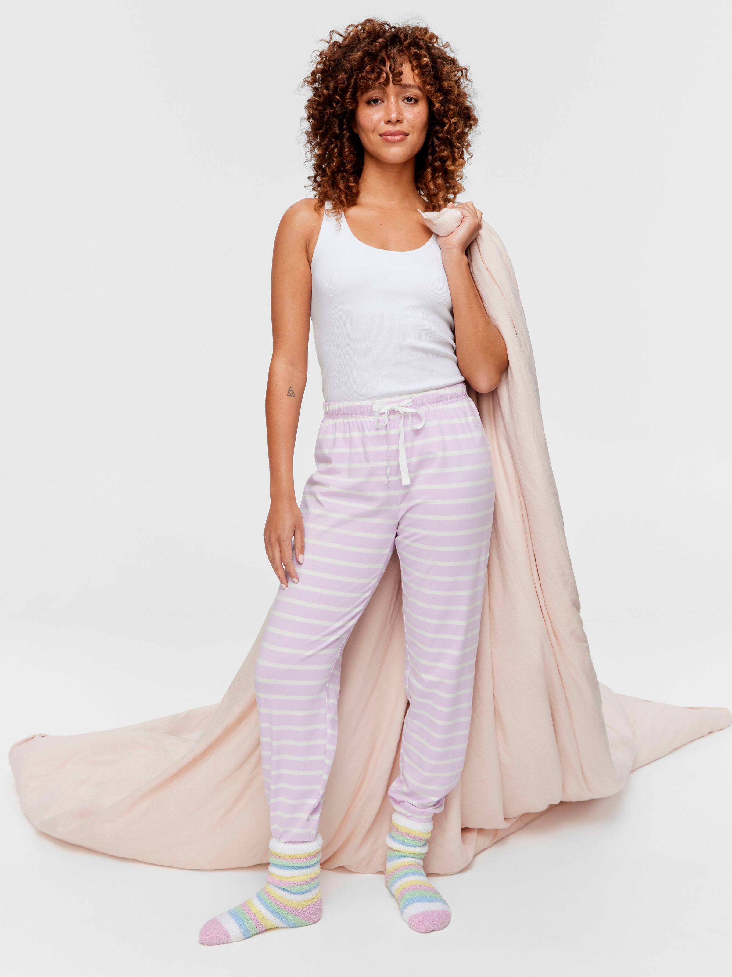 Purple Stripe Easy Pj Pant