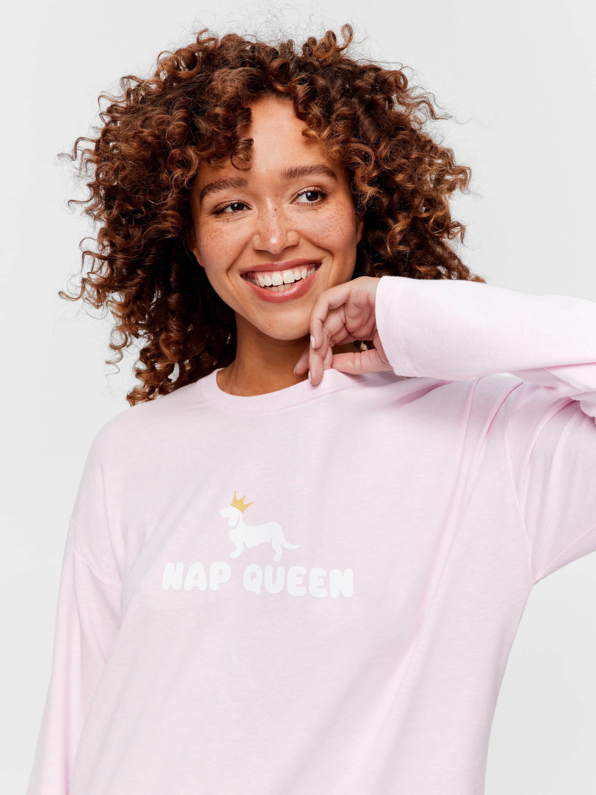 Nap Queen Long Sleeve Top