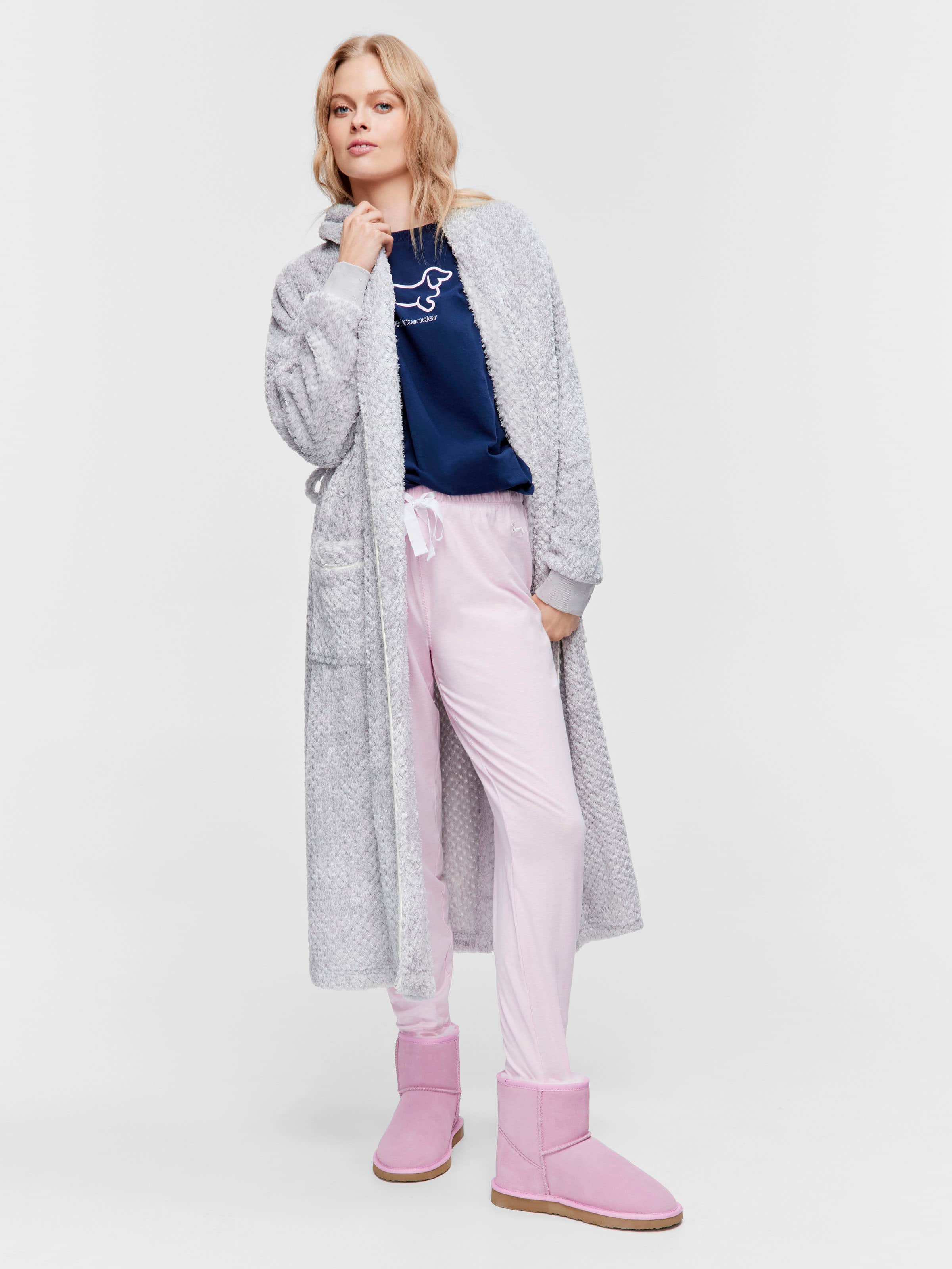 Pink Marle Tapered Pj Pant