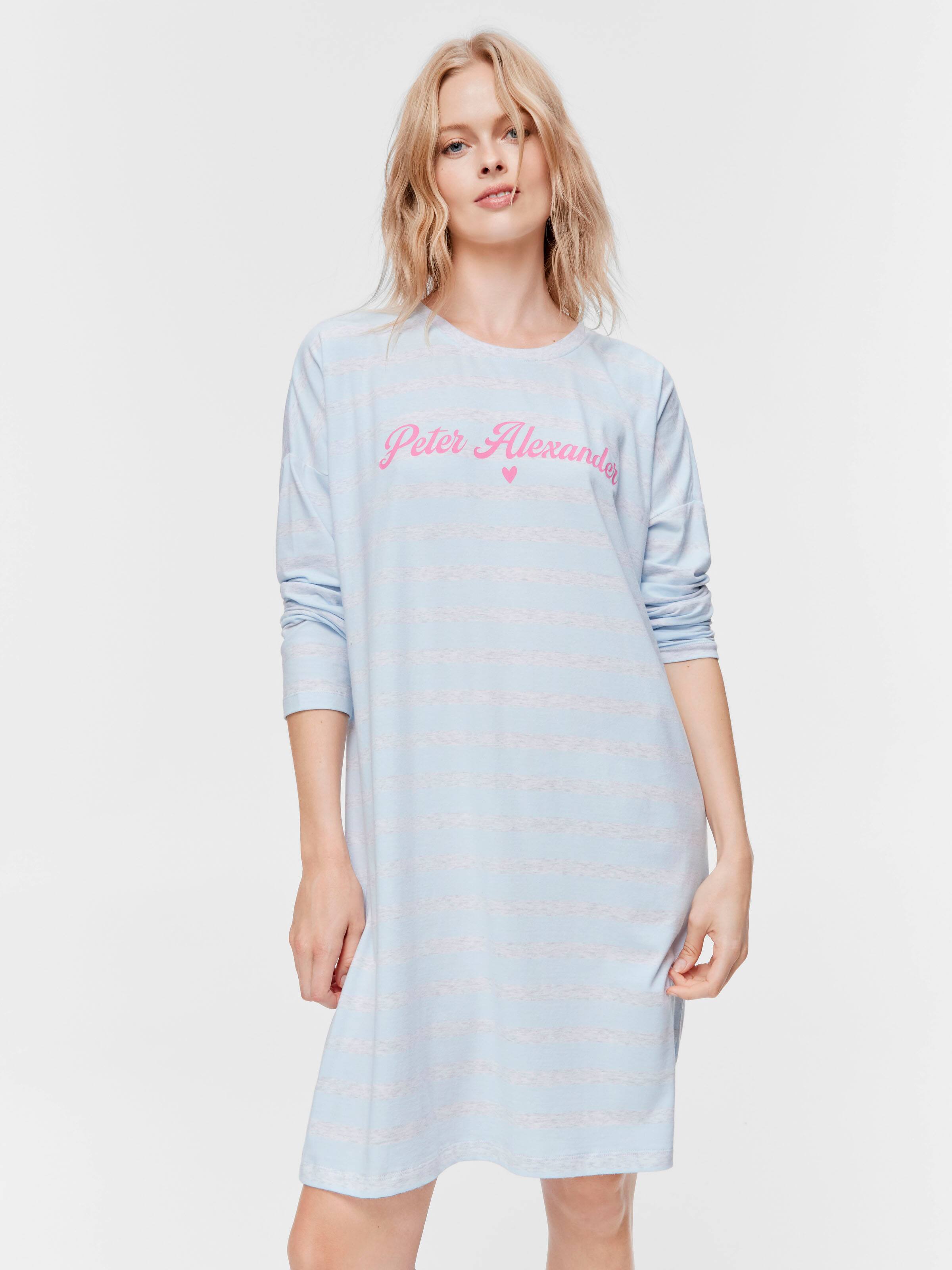 Stripe Long Sleeve Sleep Tee