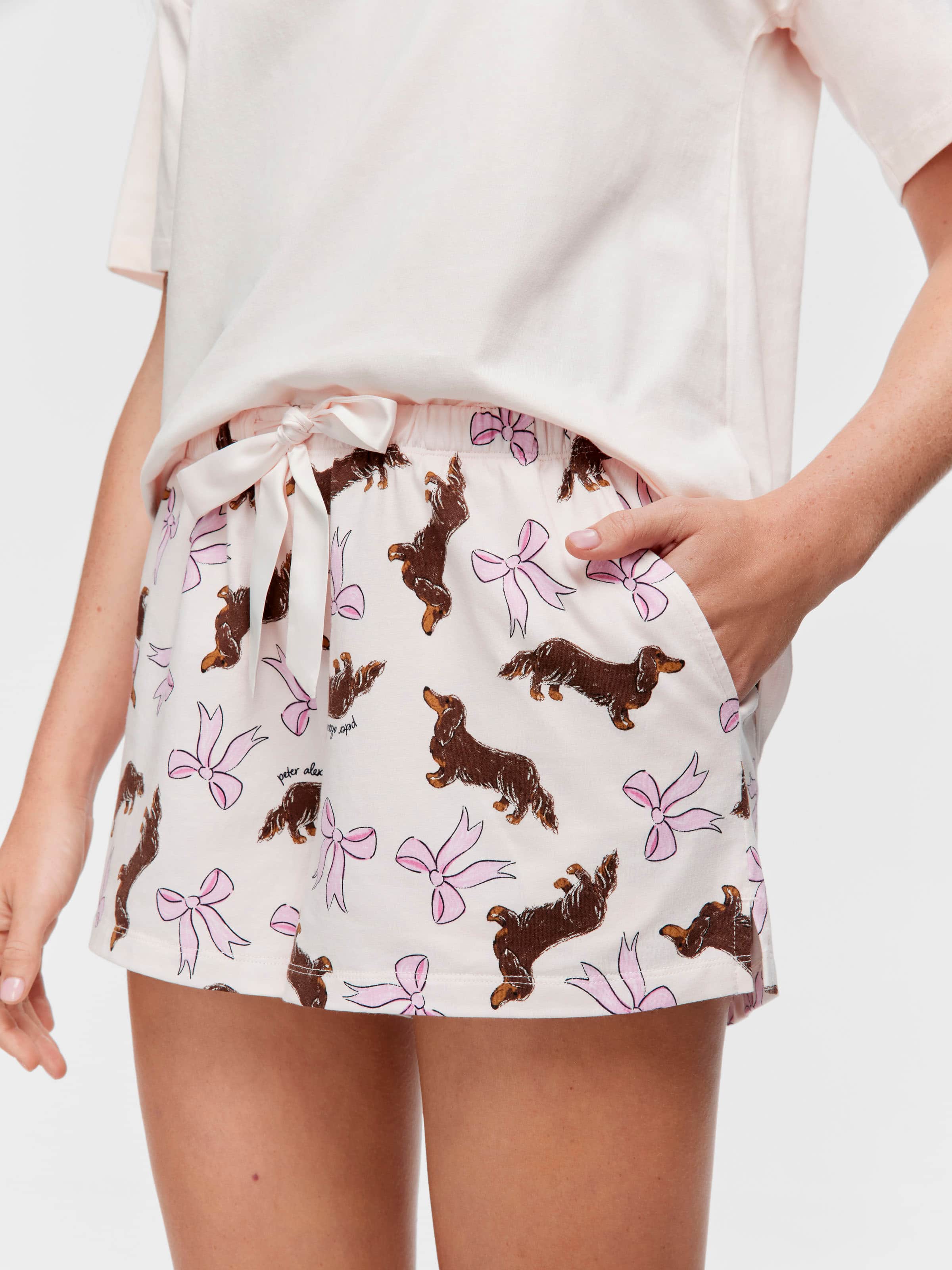 Penny With Bow Mid Short