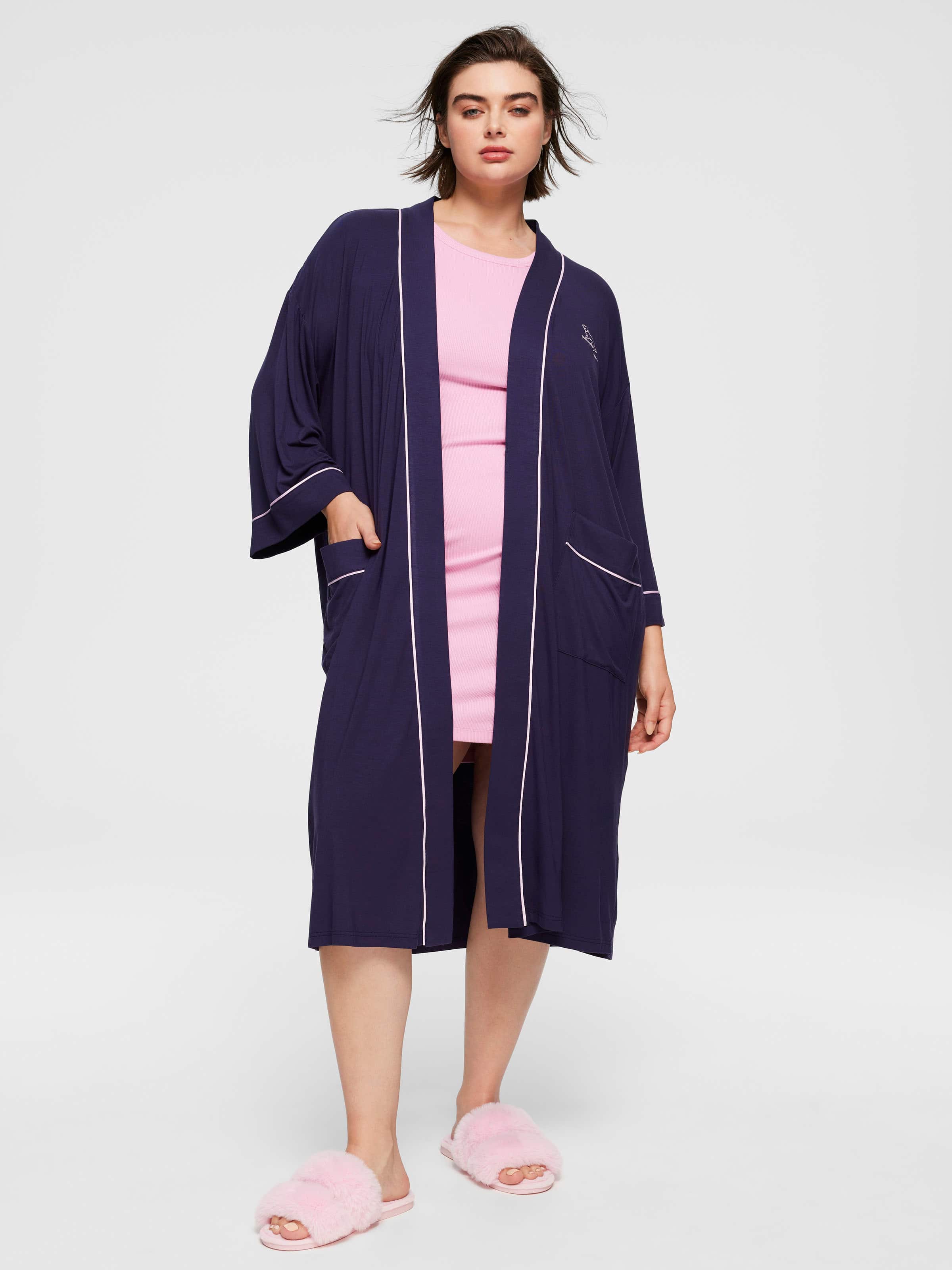 P.A. Plus Bamboo Knit Gown