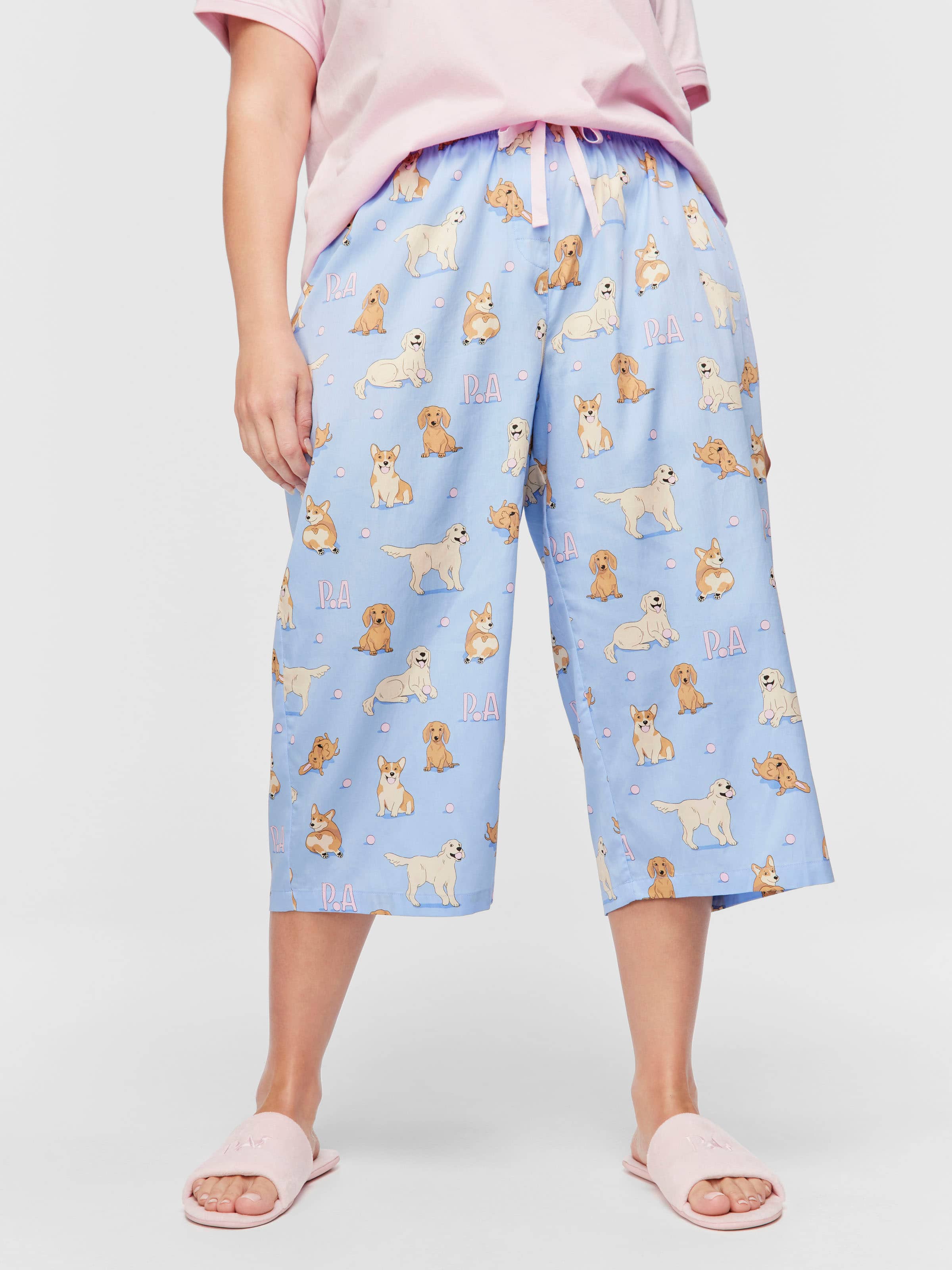 P.A Plus Dogs 3/4 Pj Pant