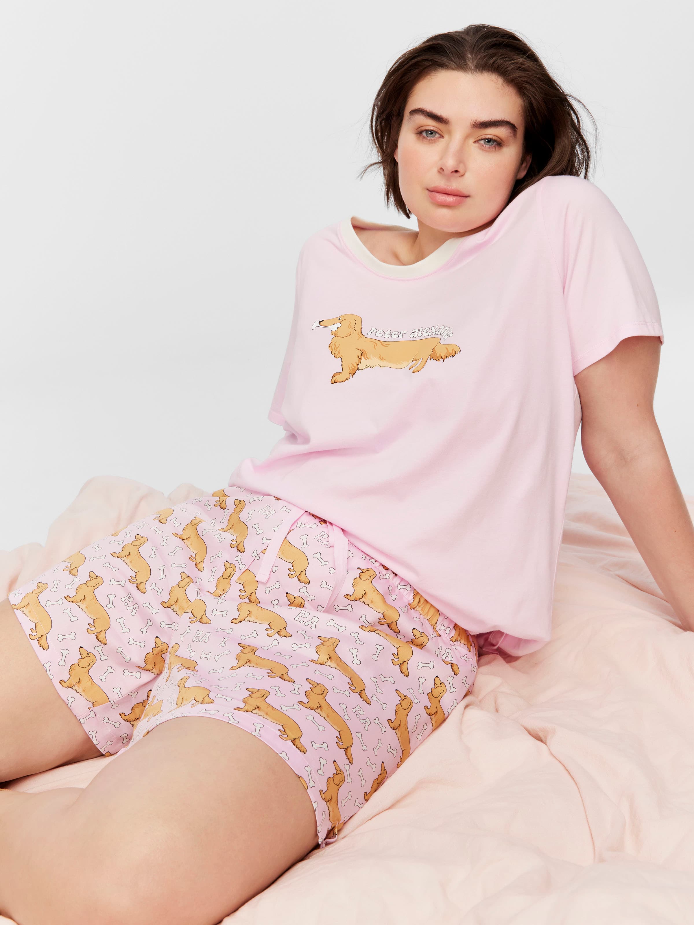 P.A. Plus Penny Shortie Pj Set