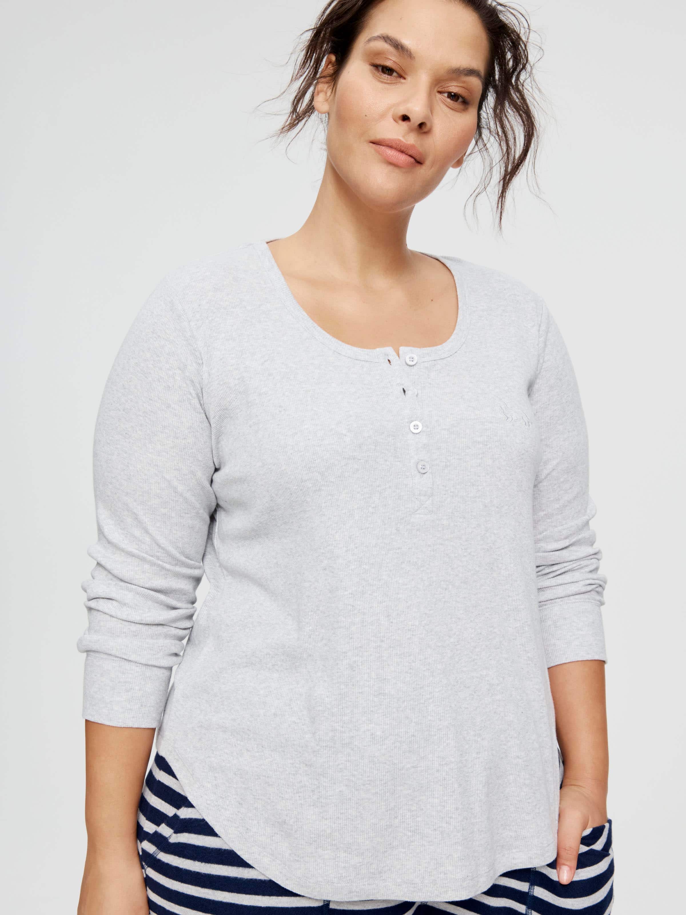 P.A. Plus Classic Rib Henley