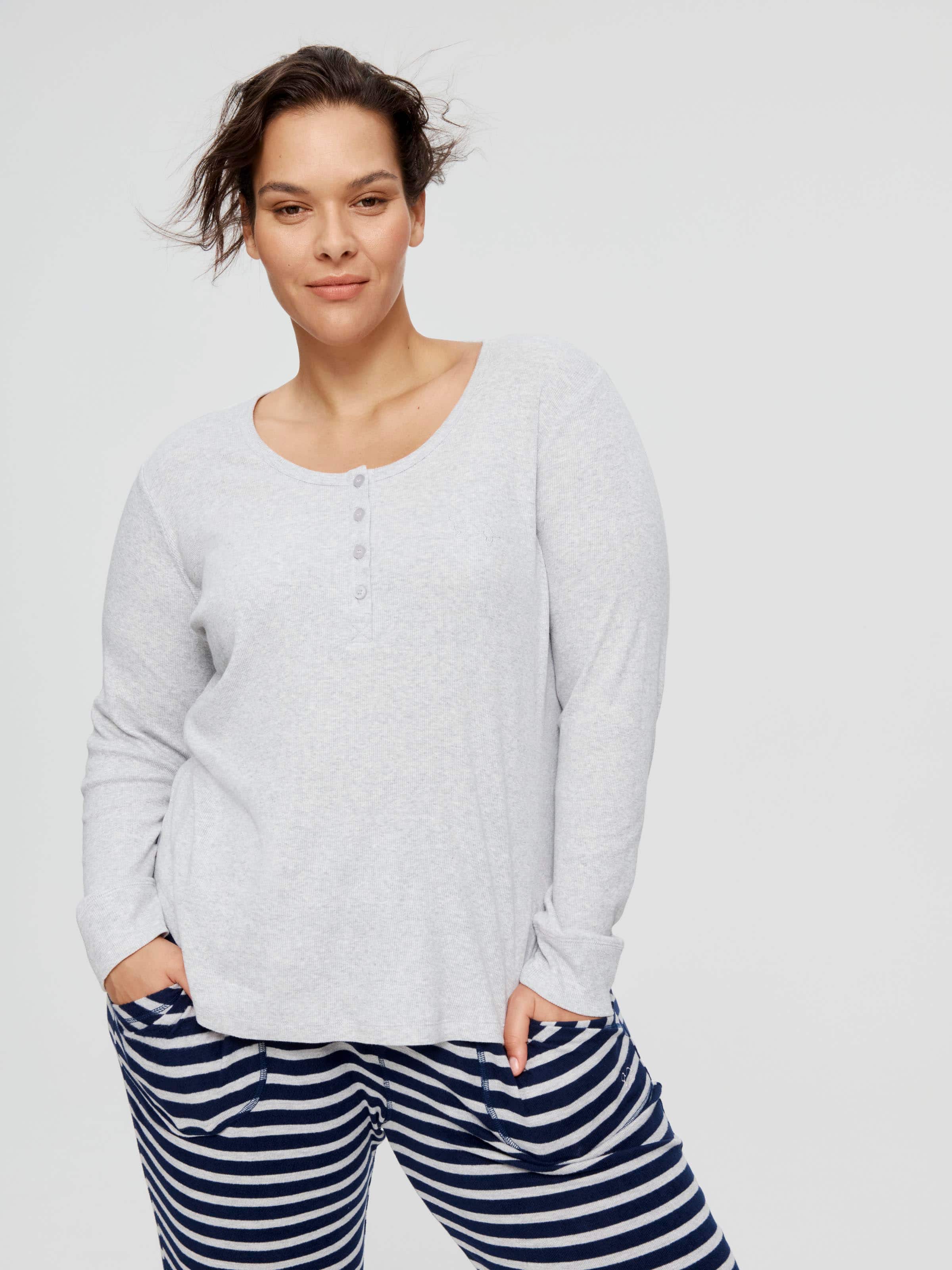 P.A. Plus Classic Rib Henley