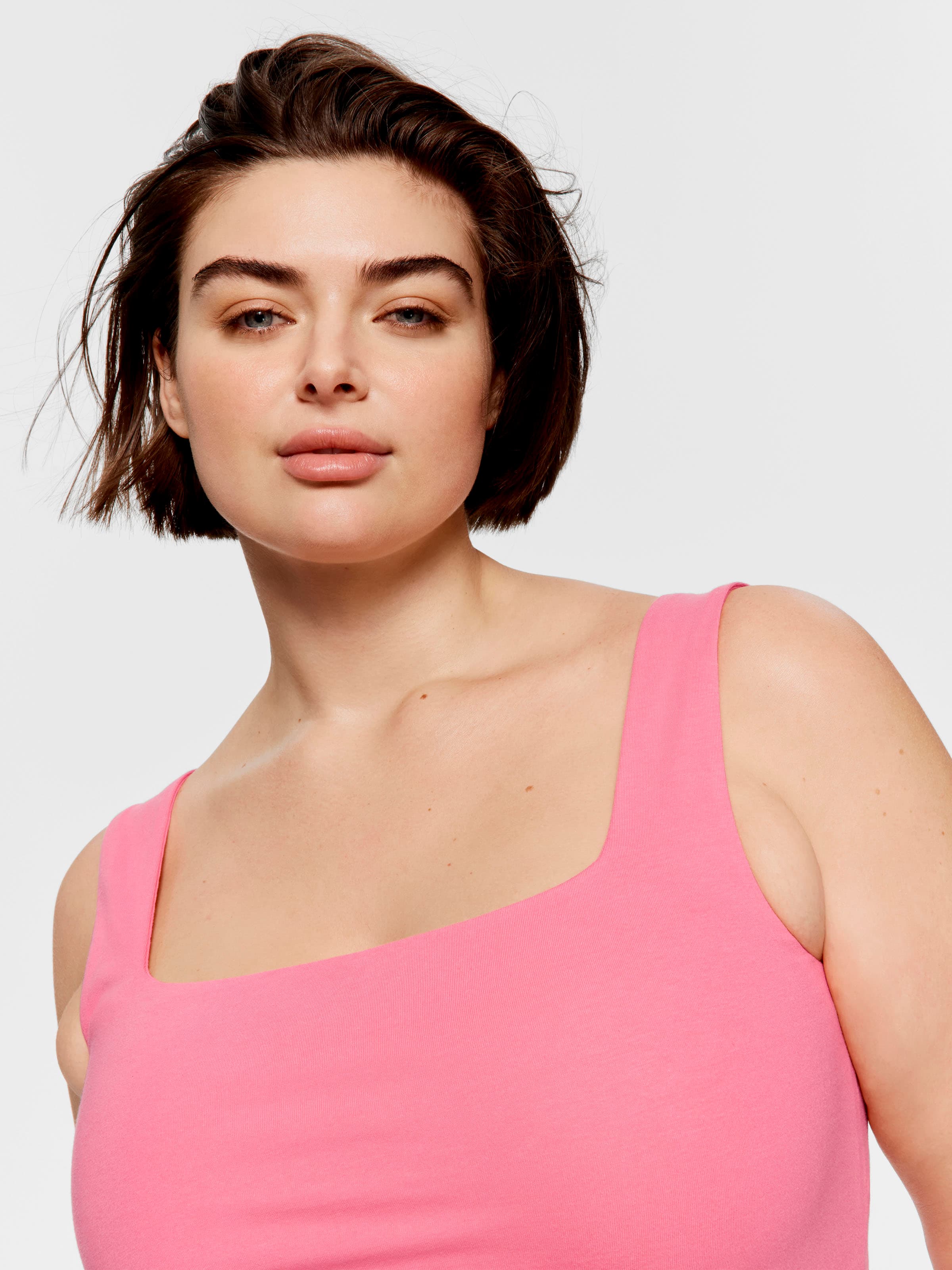 P.A. Plus Pink Shelf Bra Tank