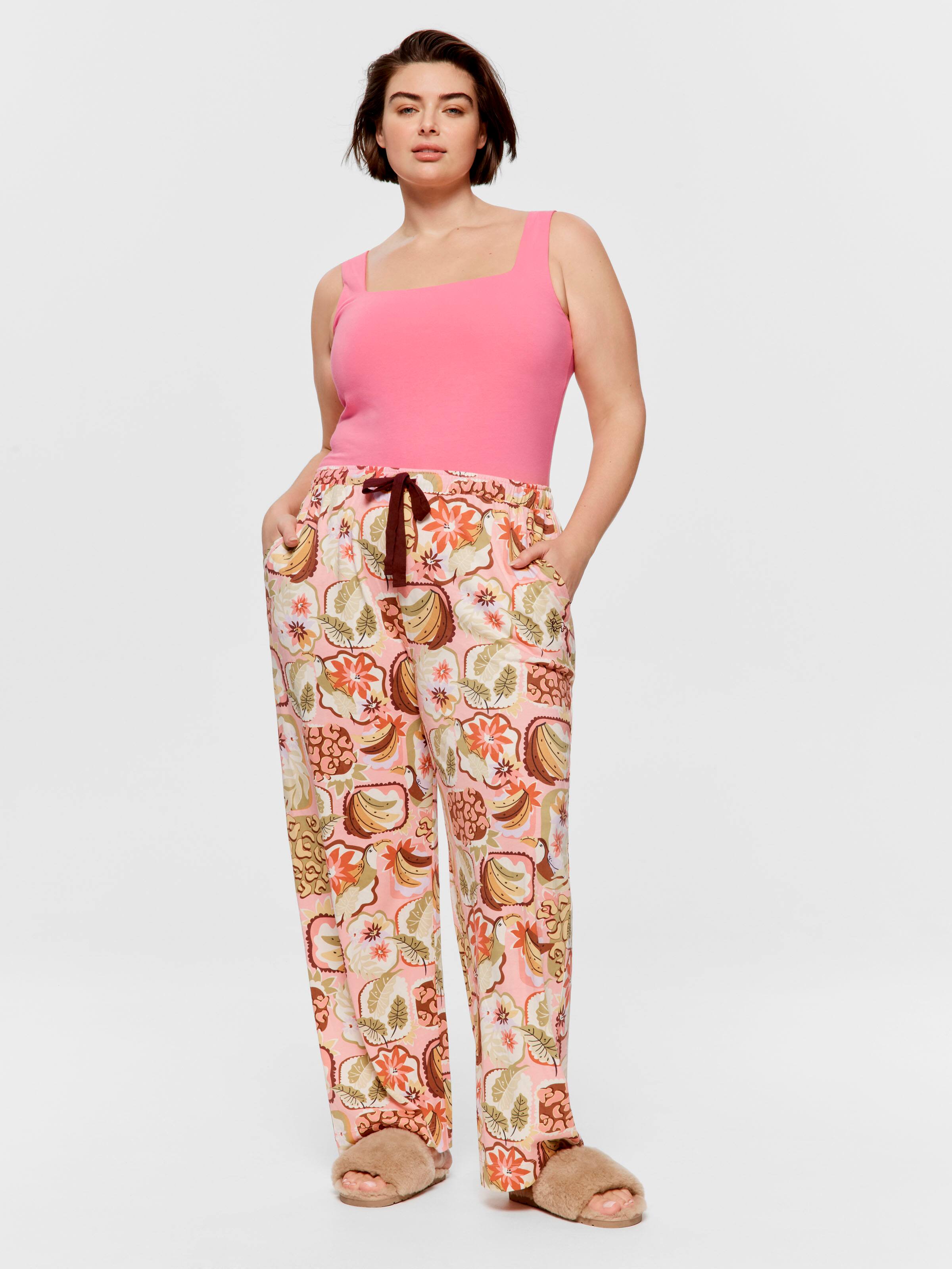 P.A. Plus Banana Wide Leg Pj Pant
