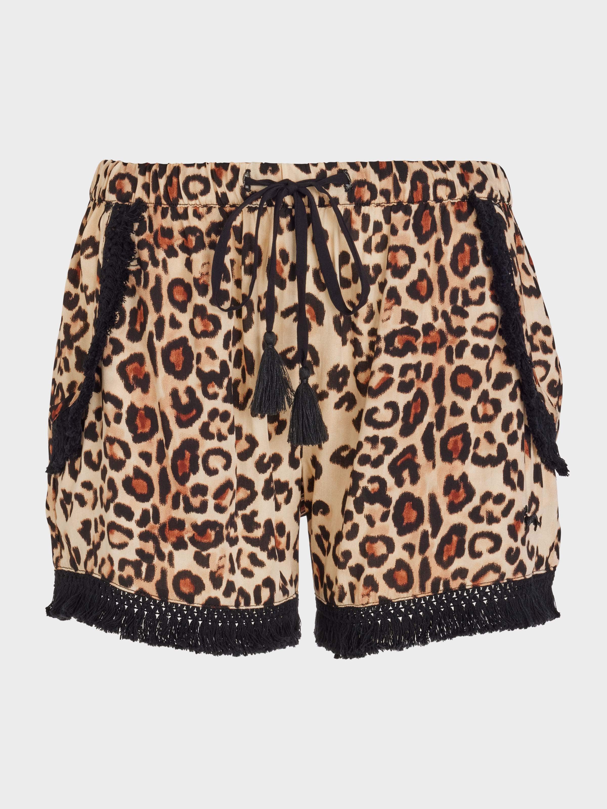 2205-7002-67-022 Leopard Surf Shorts - パンツ
