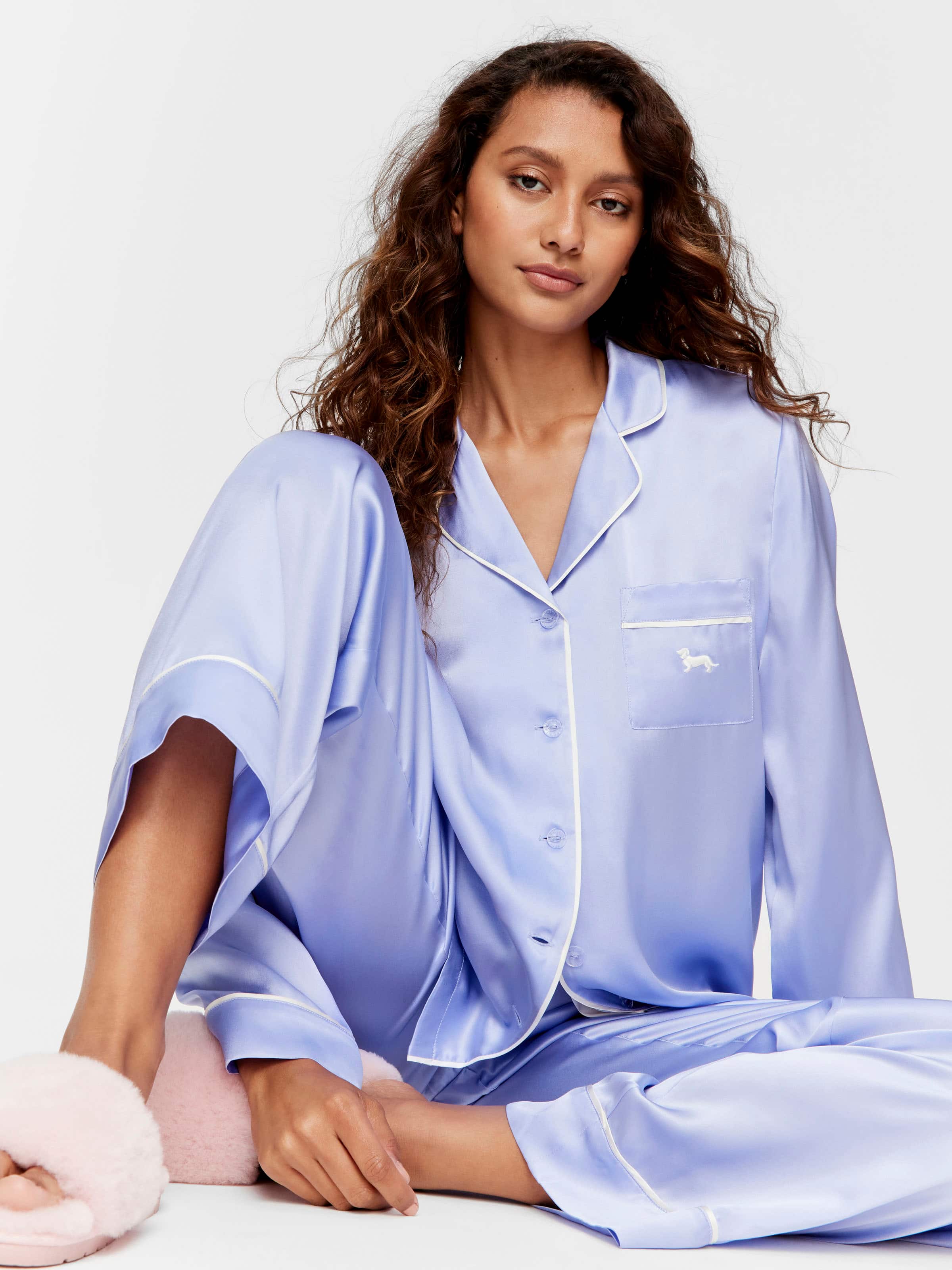 Satin Nightie Sleeves Long Sleeve Silk Nightgowns for Women Sleep Dress Silk  Long Sleeve Pajamas Satin Silk Silk Halloween Pajamas Women Pants at   Women's Clothing store