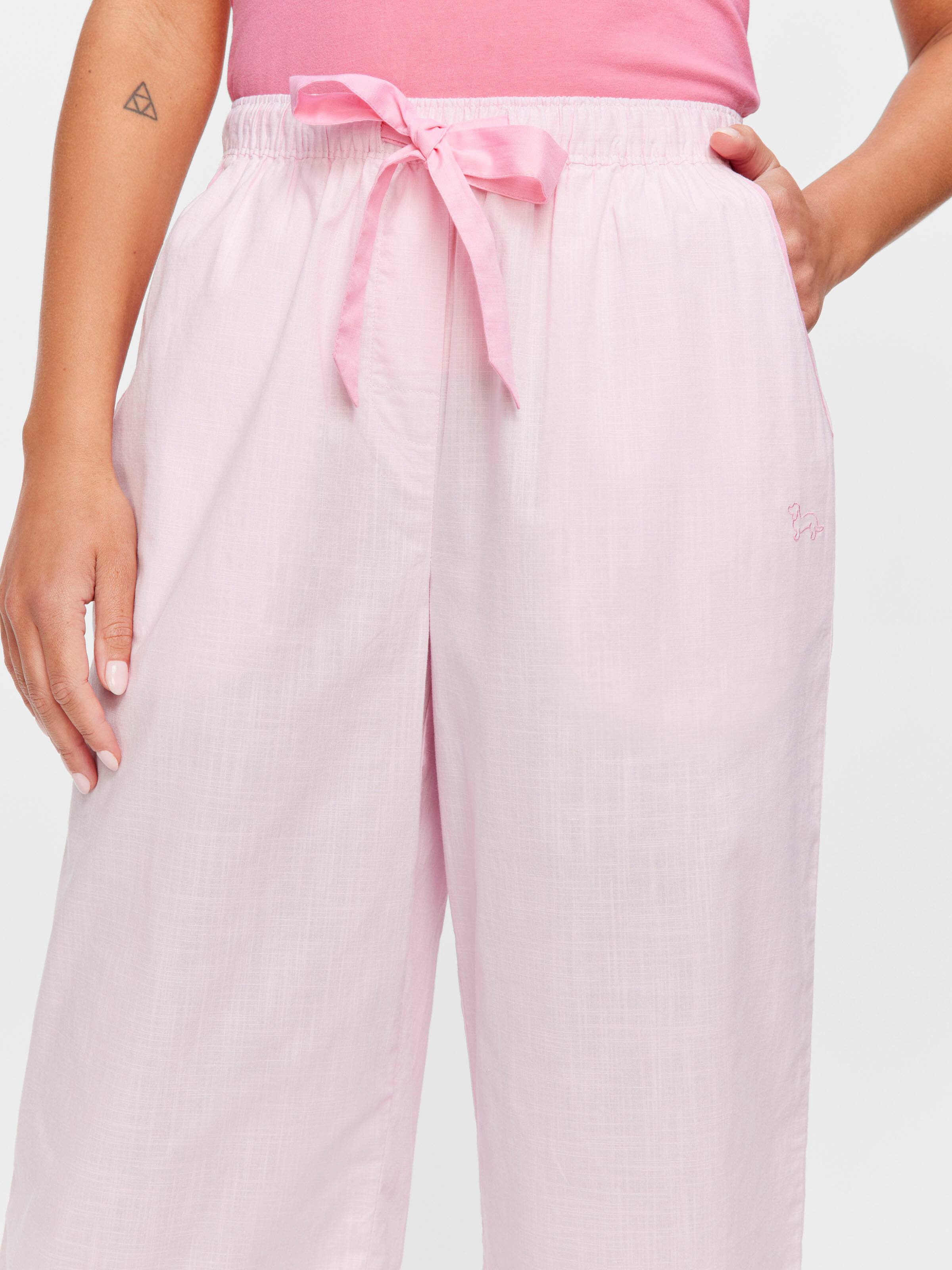 Pink Classic 3/4 Pj Pant