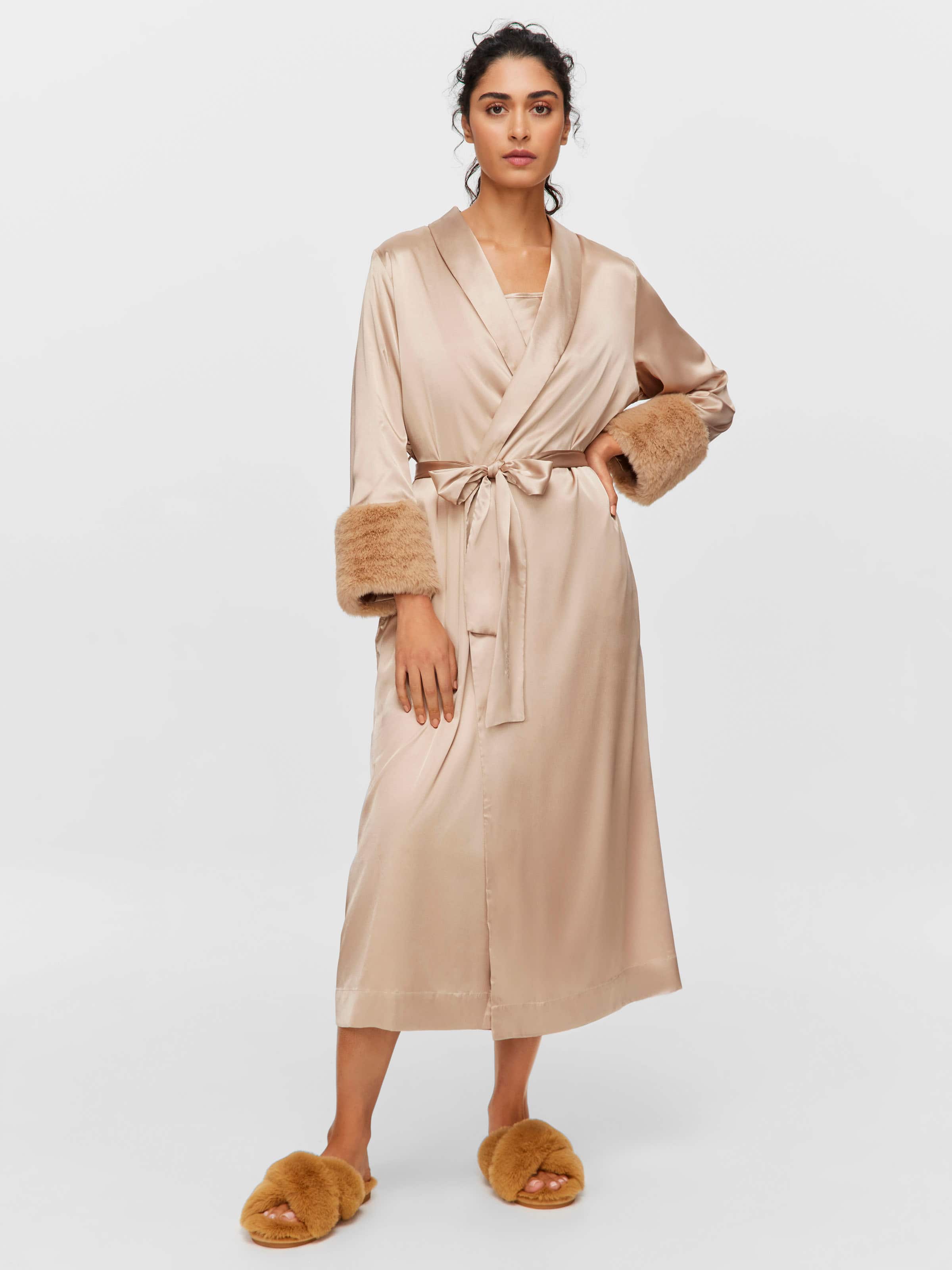 Loungeable Pink Belted Waffle Dressing Gown | New Look