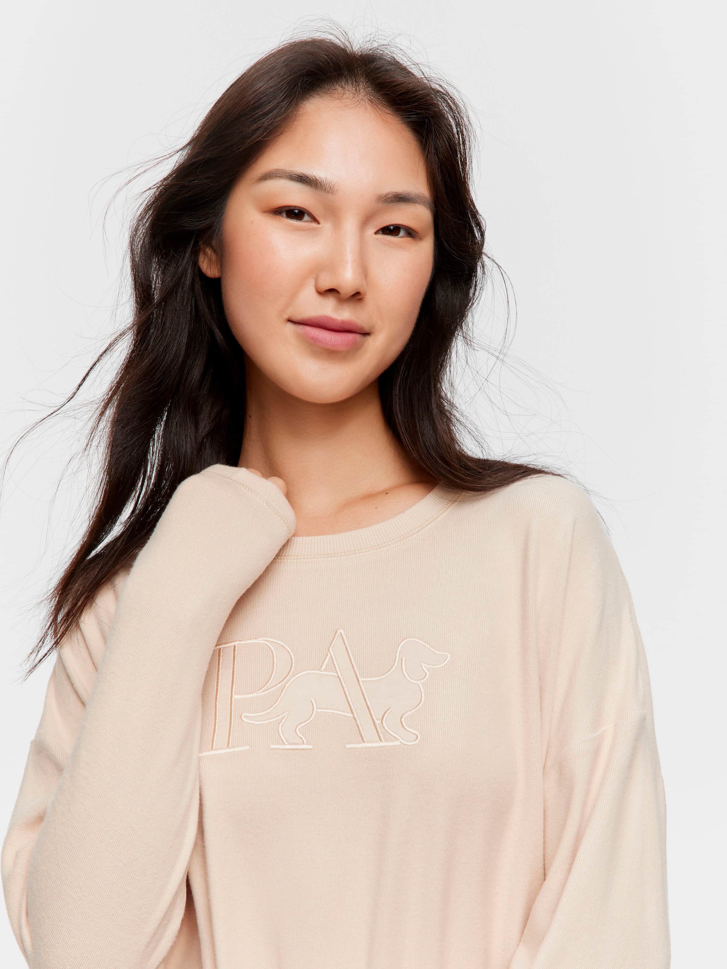 Caramel Plush P.A. Logo Sweater