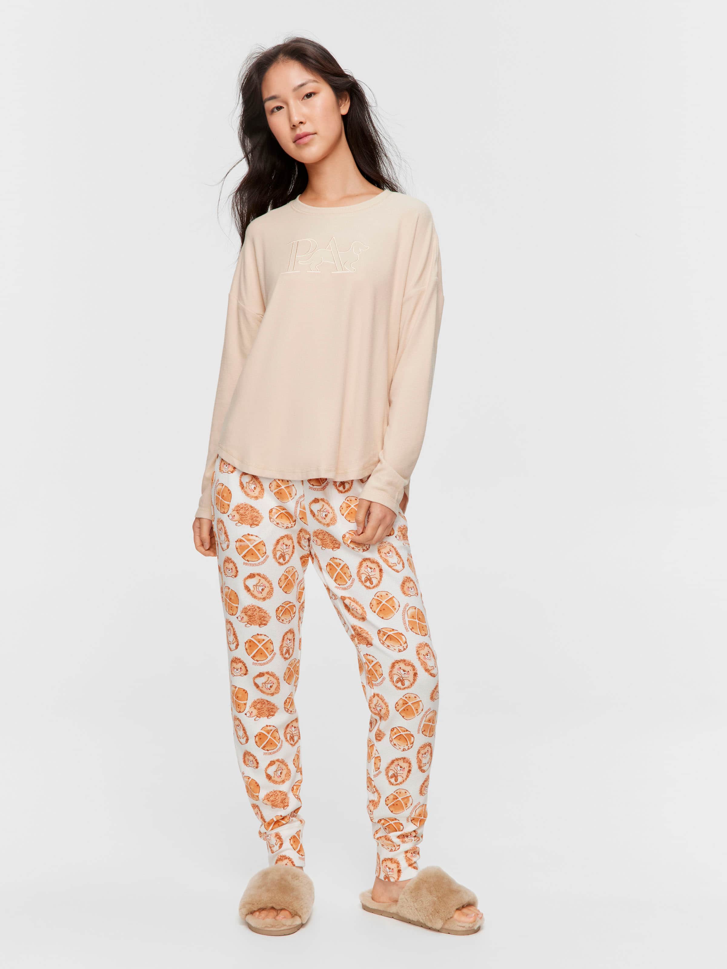 Caramel Plush P.A. Logo Sweater