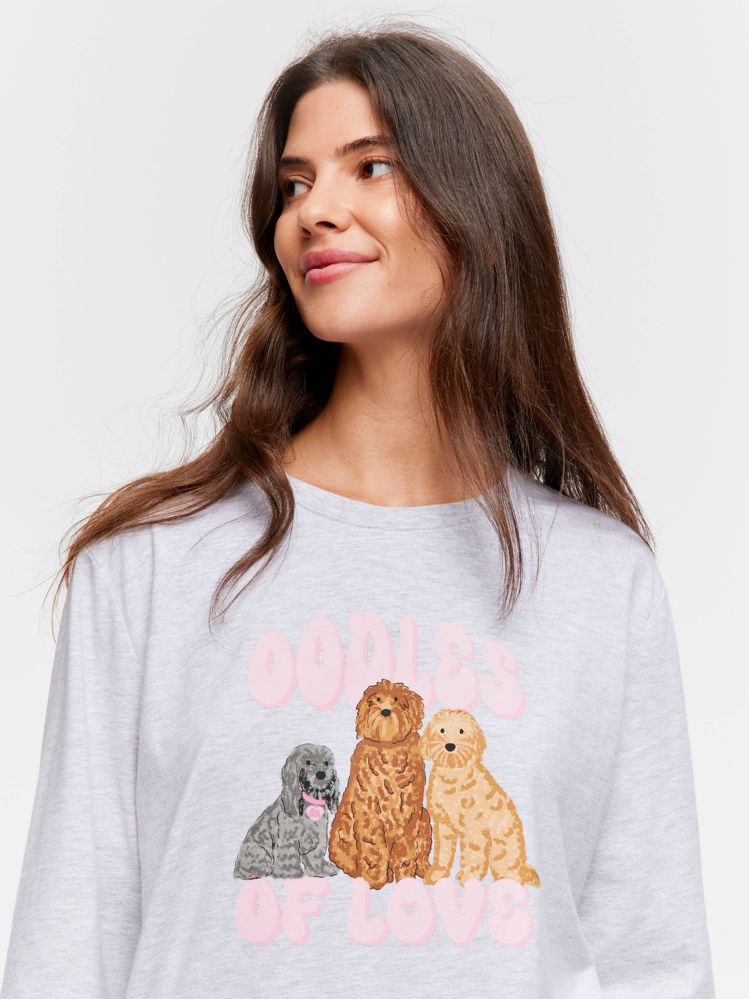 Groodle Oversized Long Sleeve Top