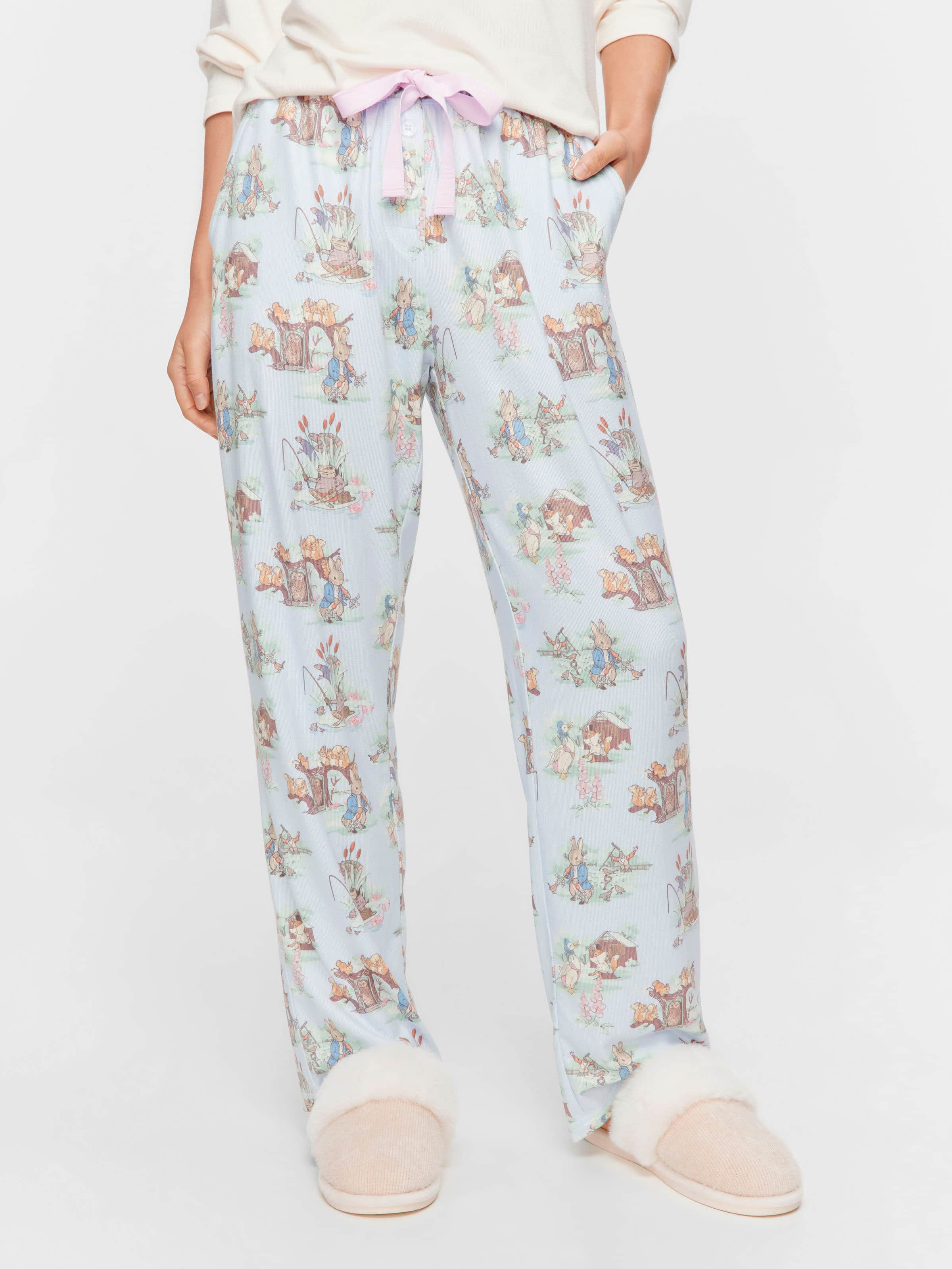 Peter Rabbit Plush Long Tapered Pj Pant