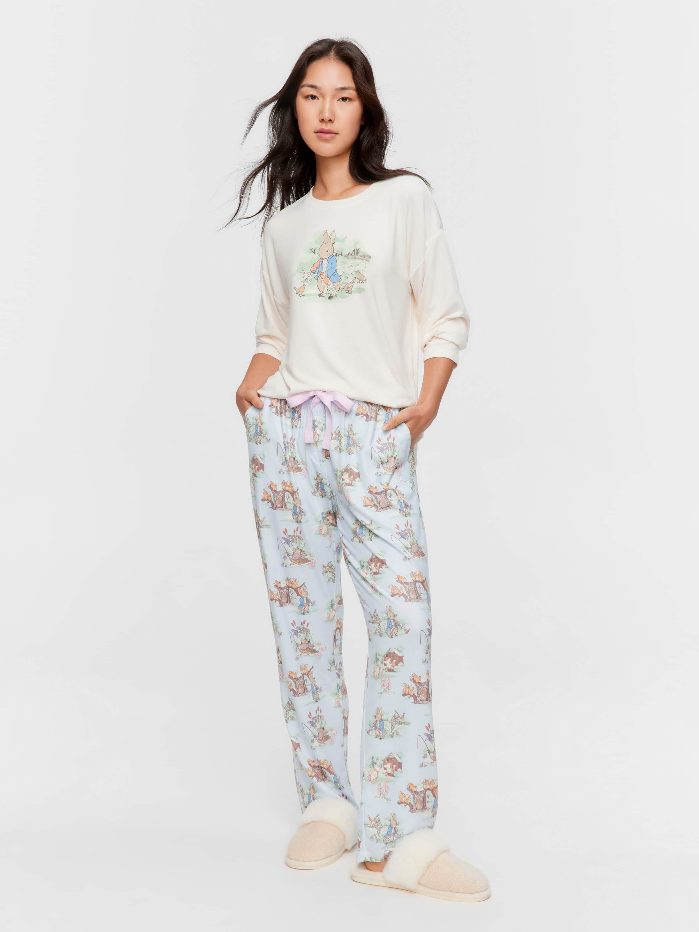 Peter Rabbit Plush Long Tapered Pj Pant