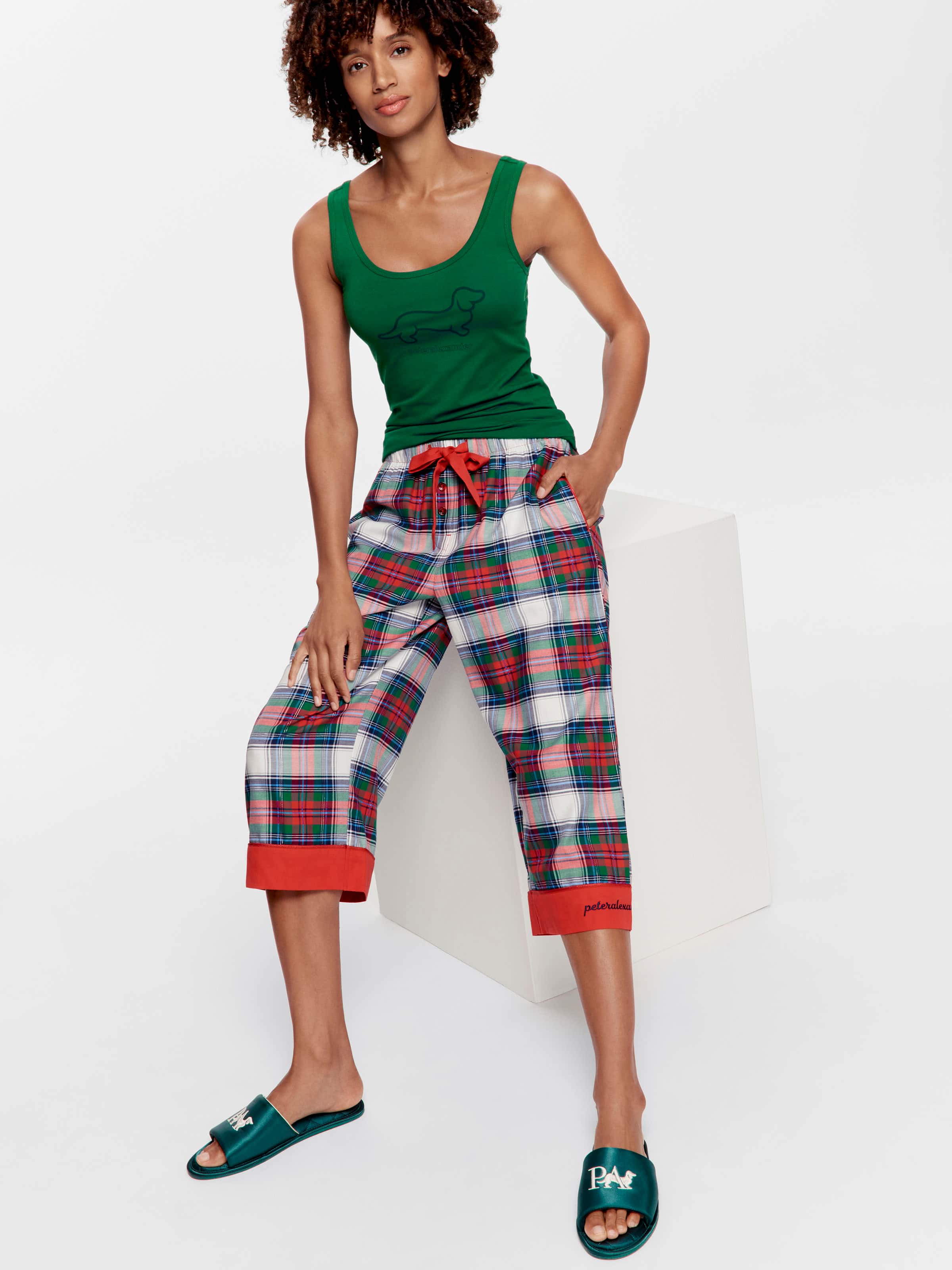 Tartan 3/4 Pj Pant
