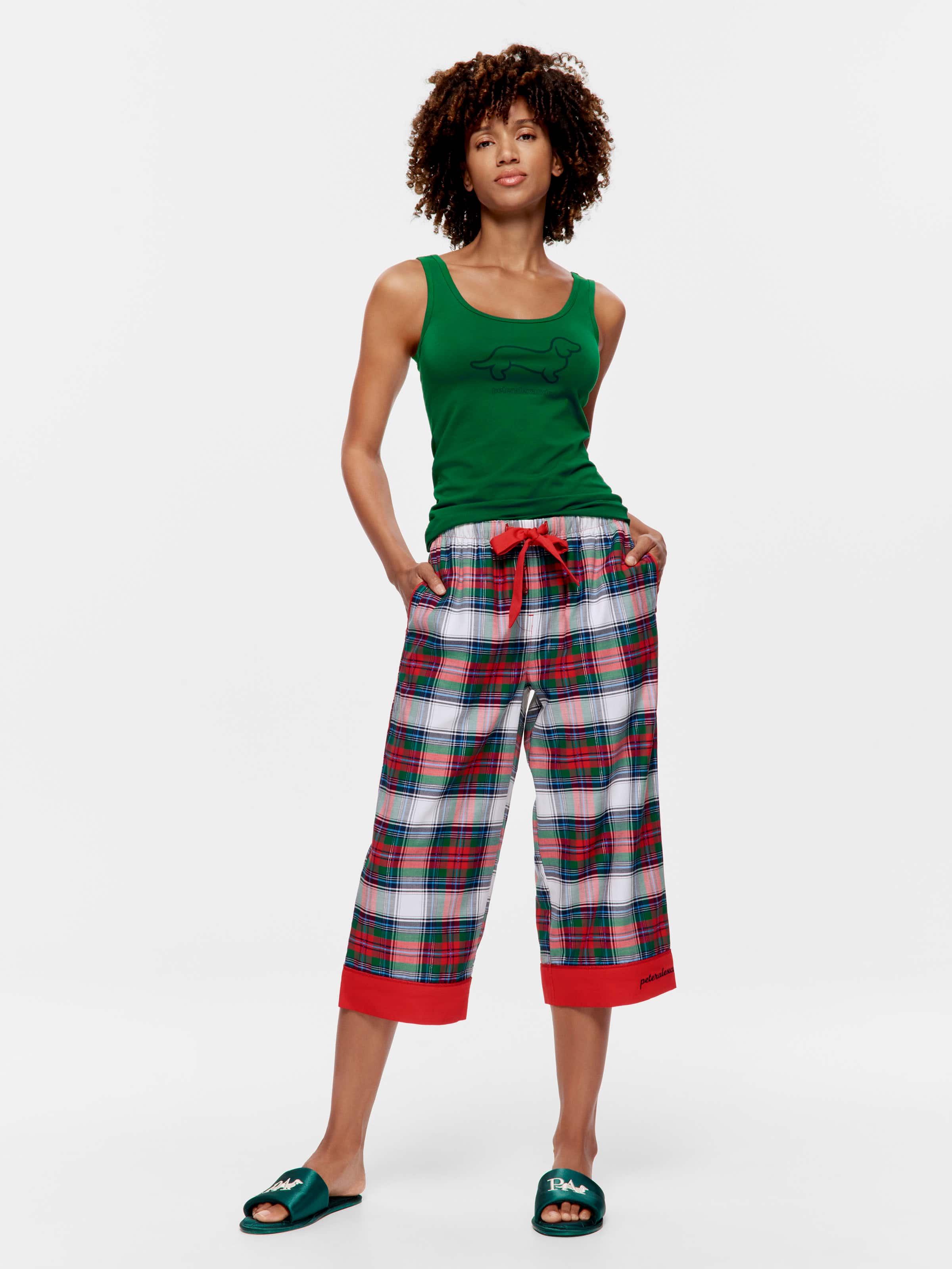 Tartan 3/4 Pj Pant