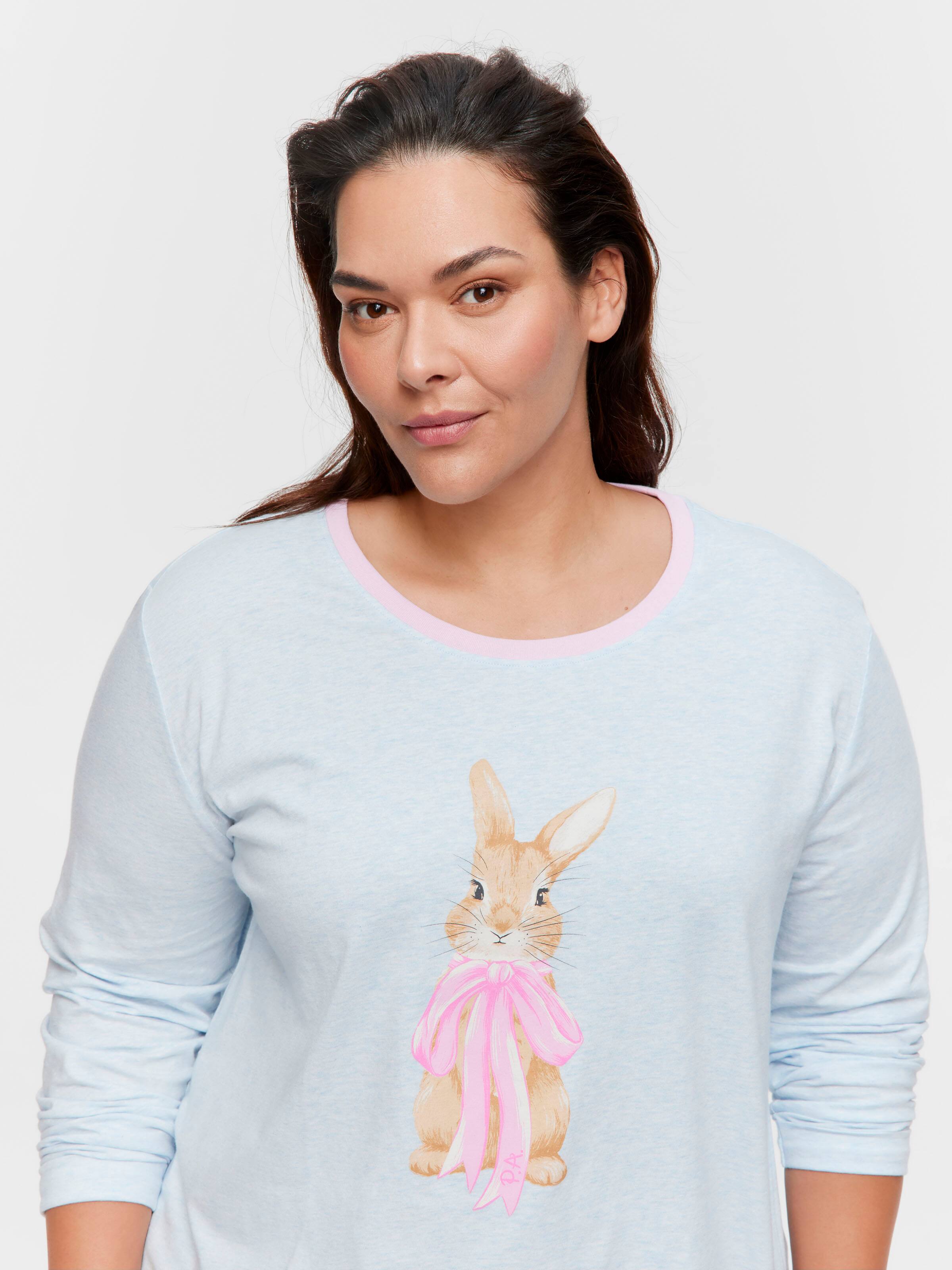 P.A. Plus Bow Bunny Long Sleeve Top