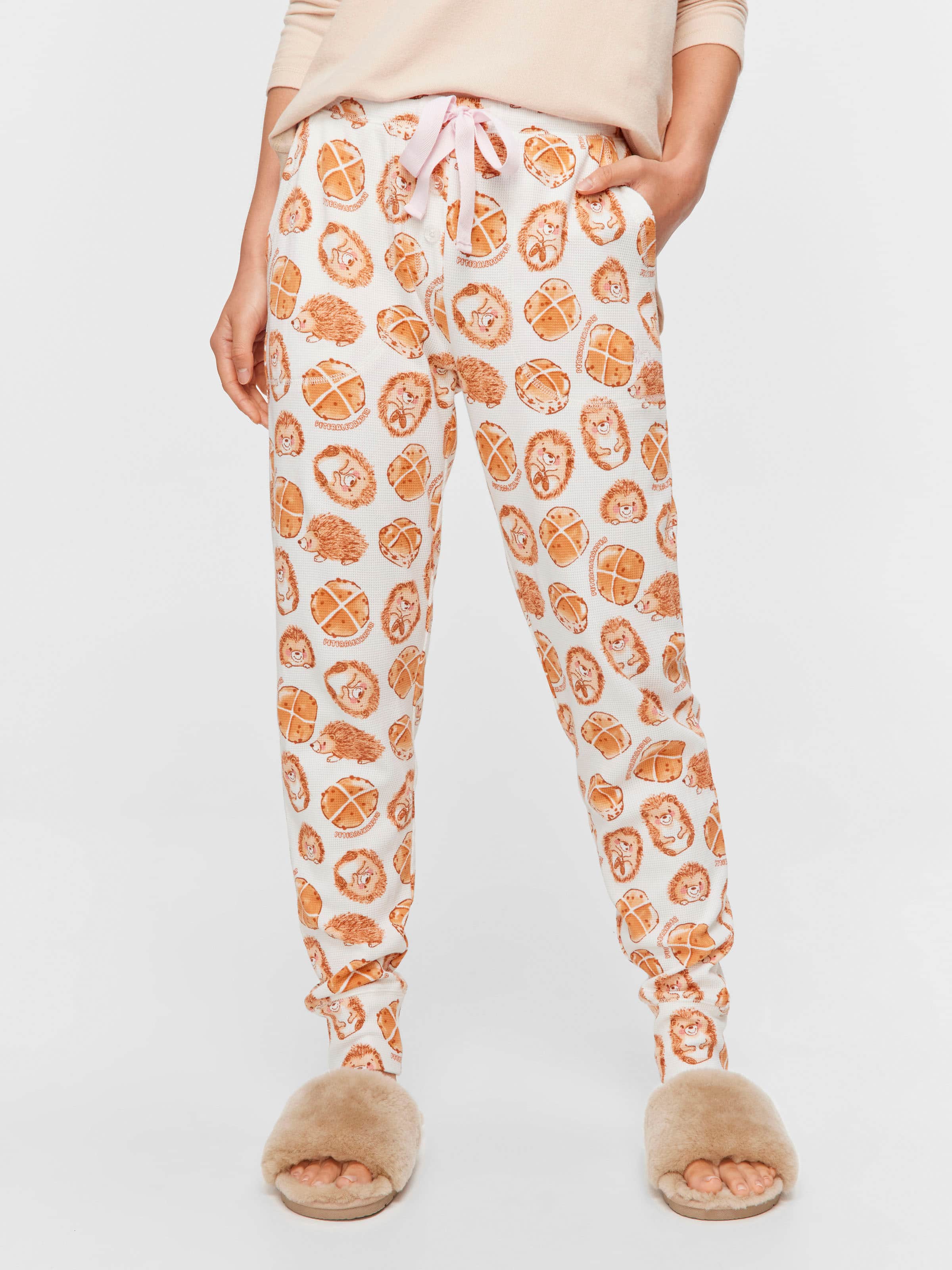 Cute Buns Waffle Easy Pj Pant