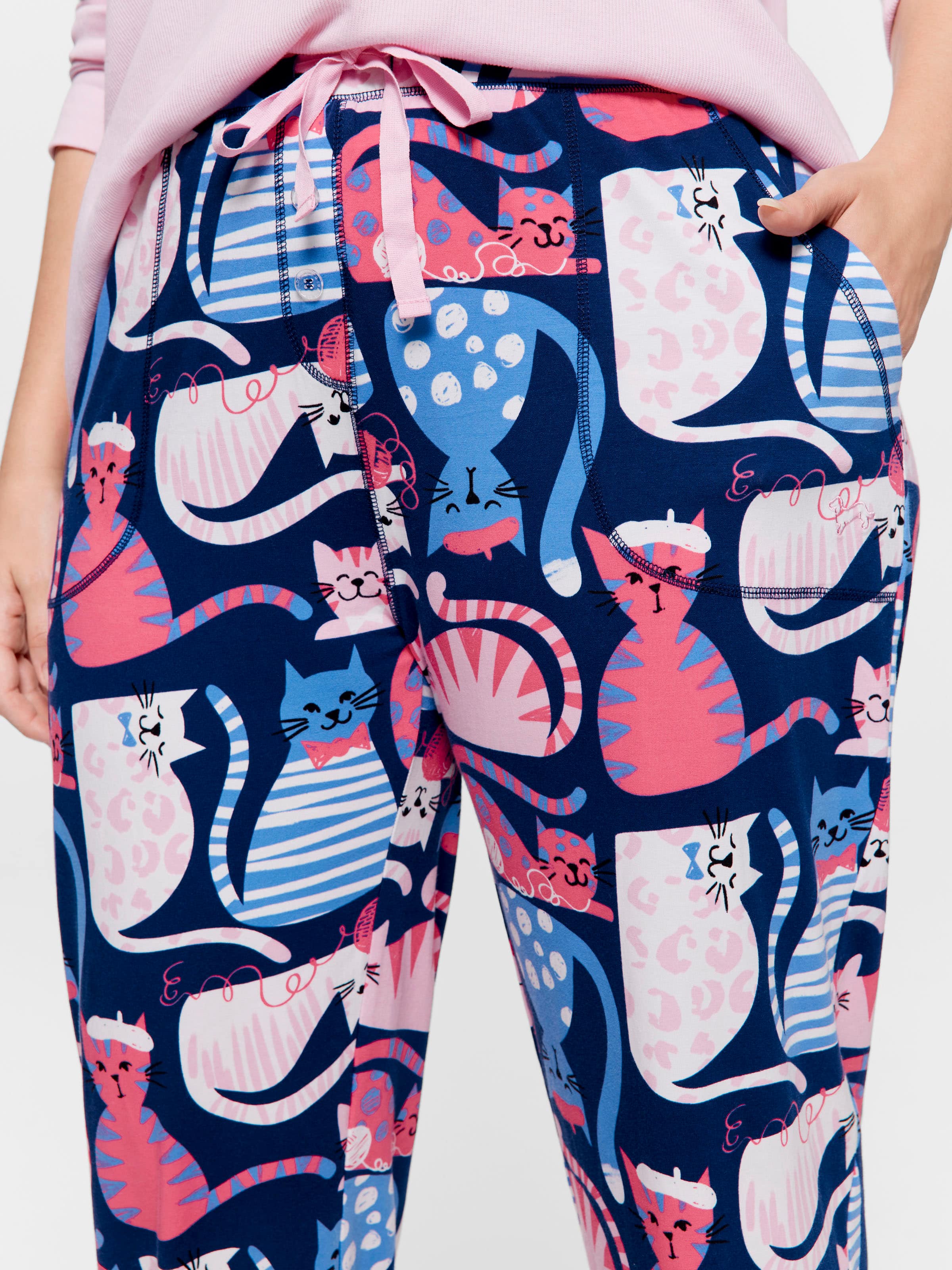 P.A. Plus Cats Tapered Pj Pant