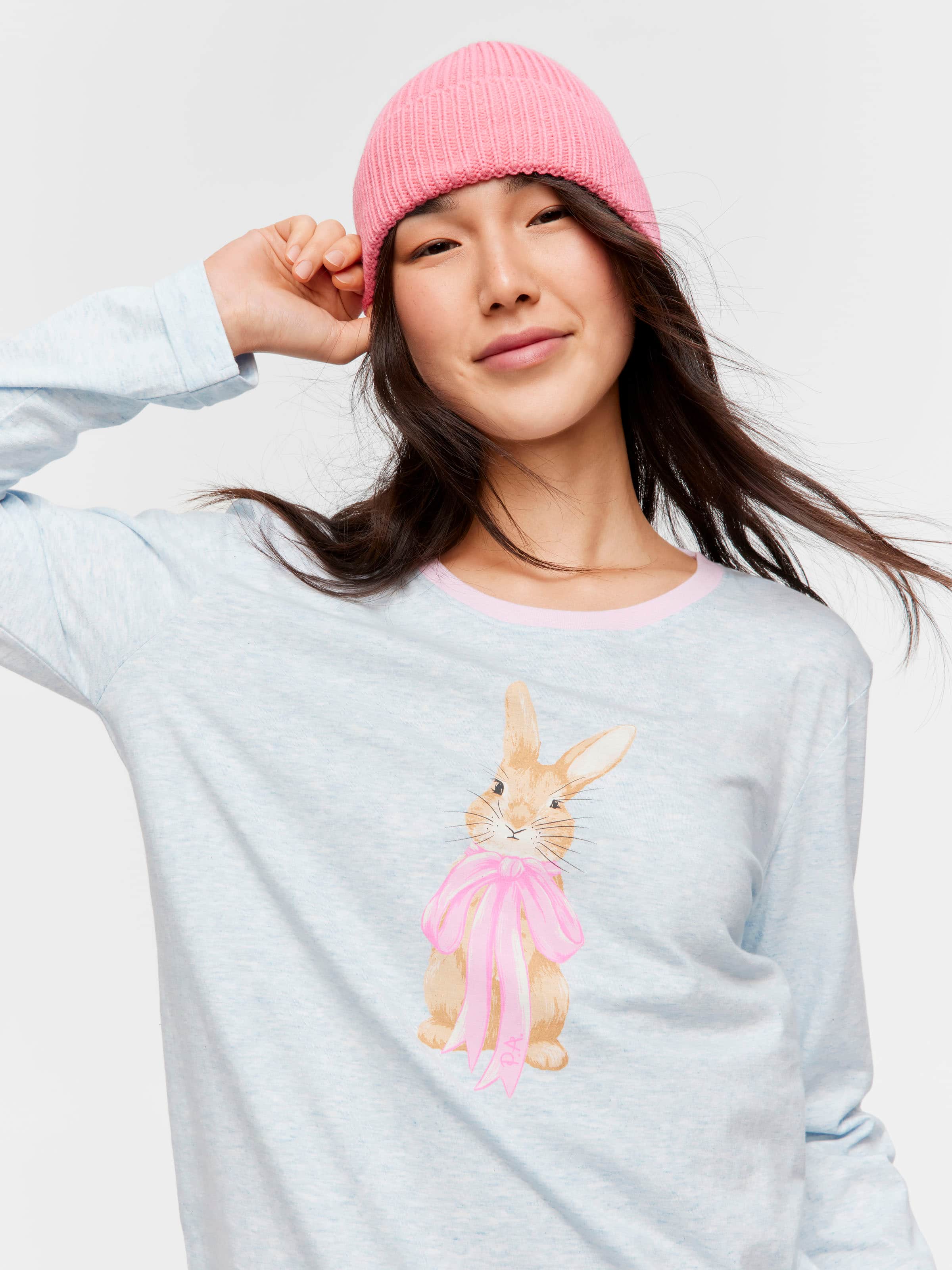 Bow Bunny Long Sleeve Top