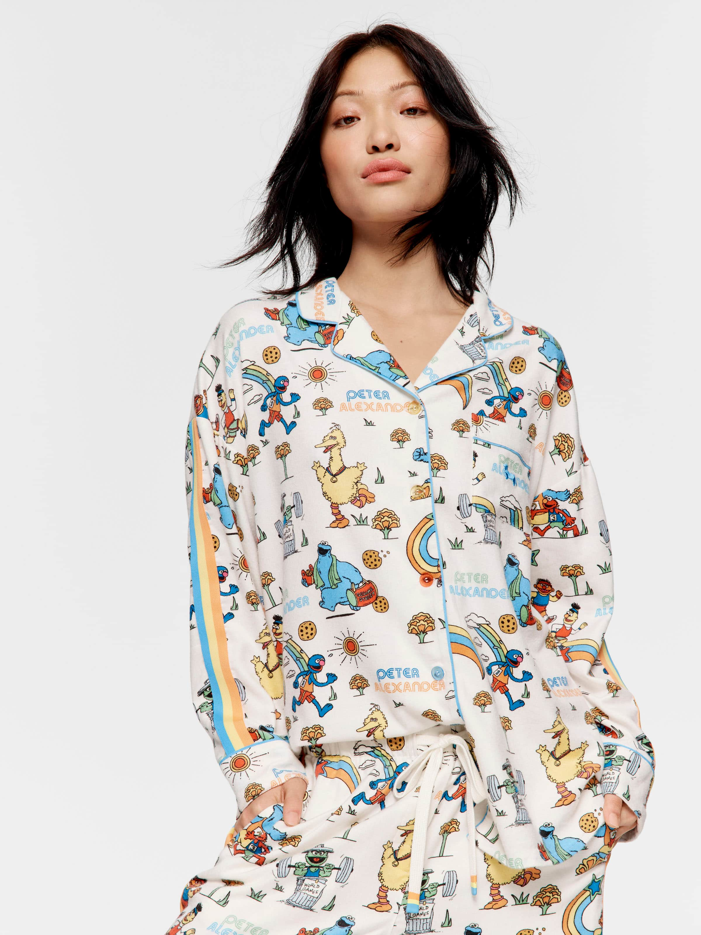 Team Sesame Street Bamboo Flannelette Pj Set