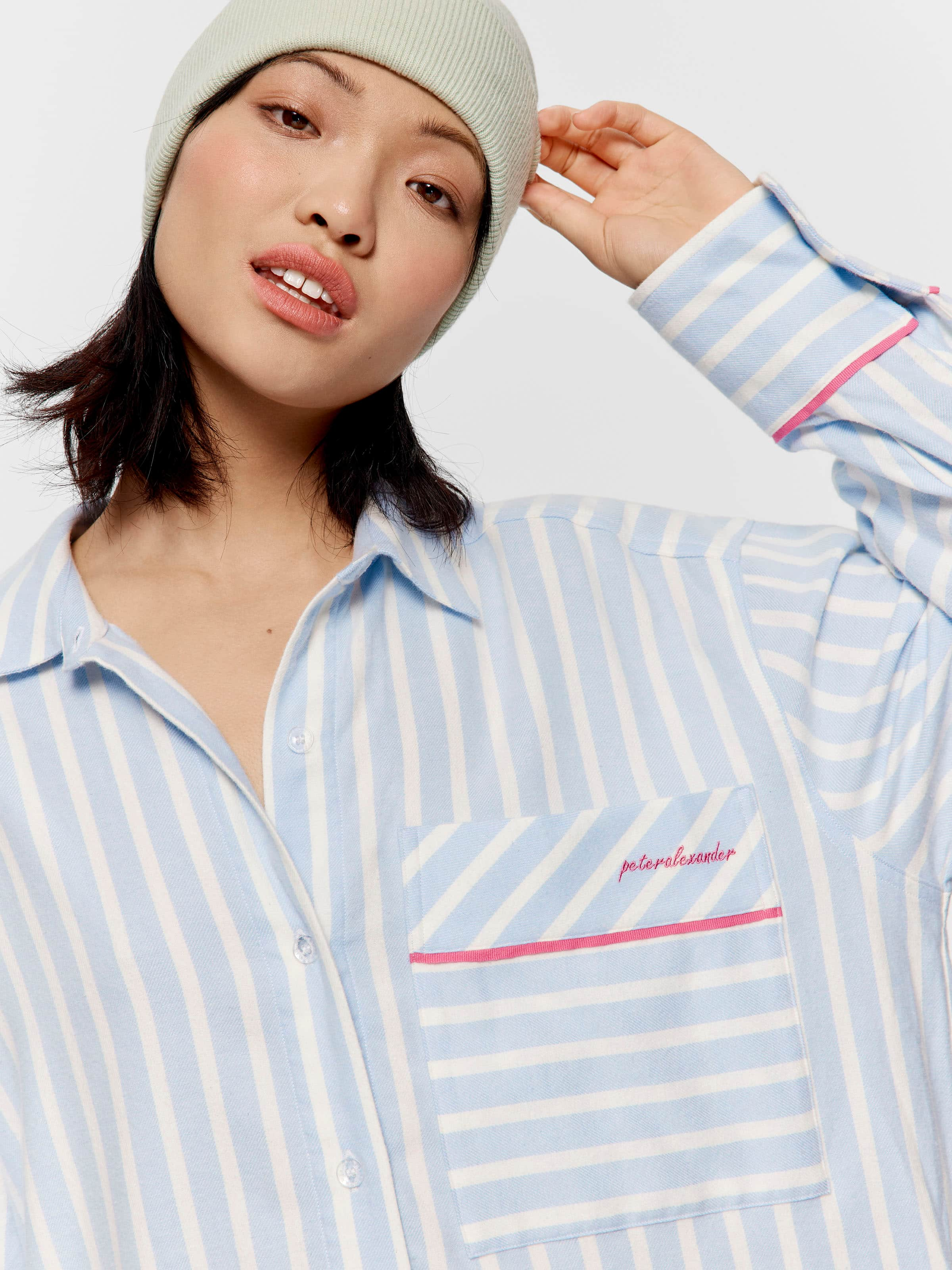 Stripe Flannelette Nightshirt