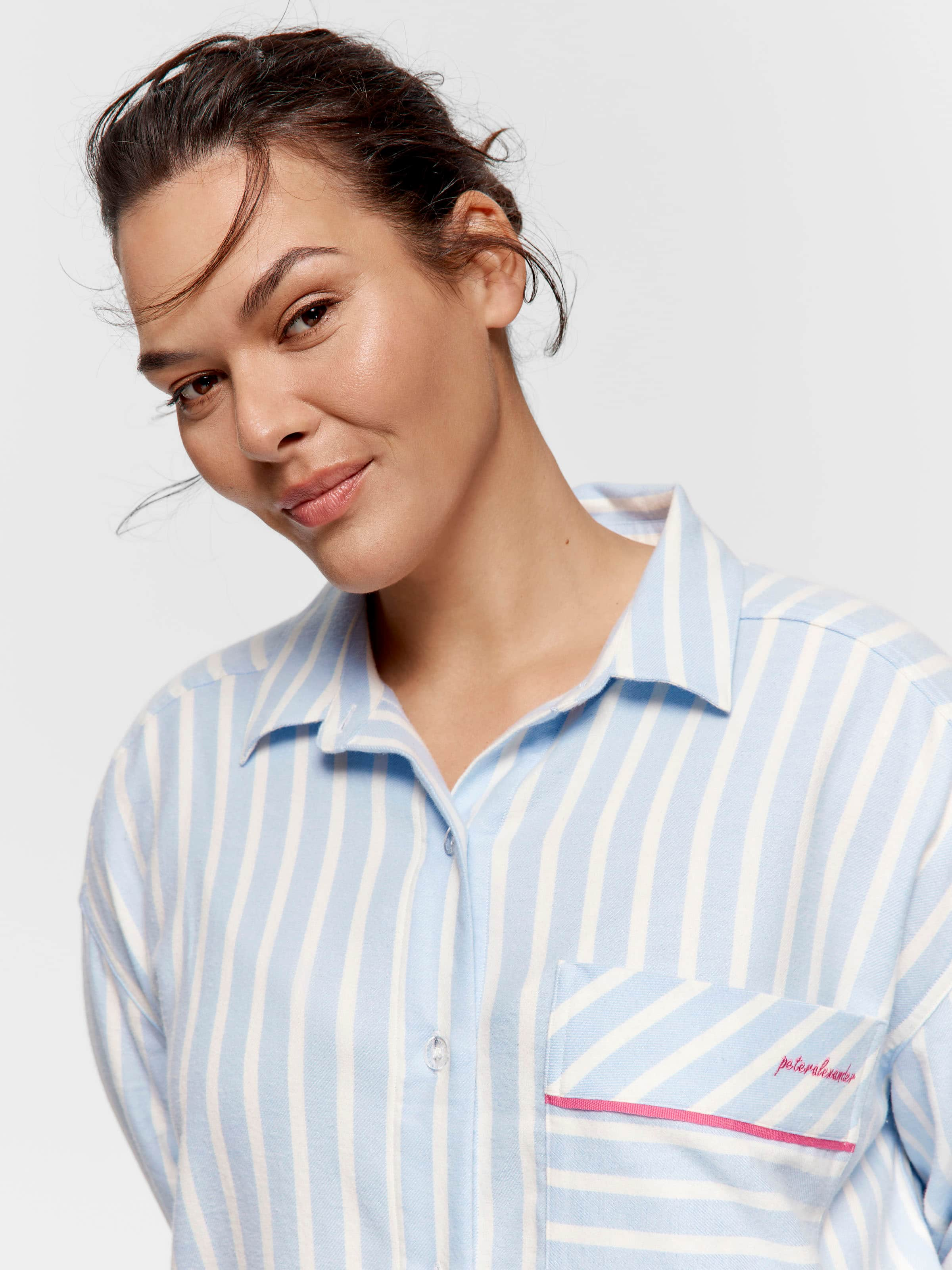 P.A. Plus Stripe Flannelette Nightshirt