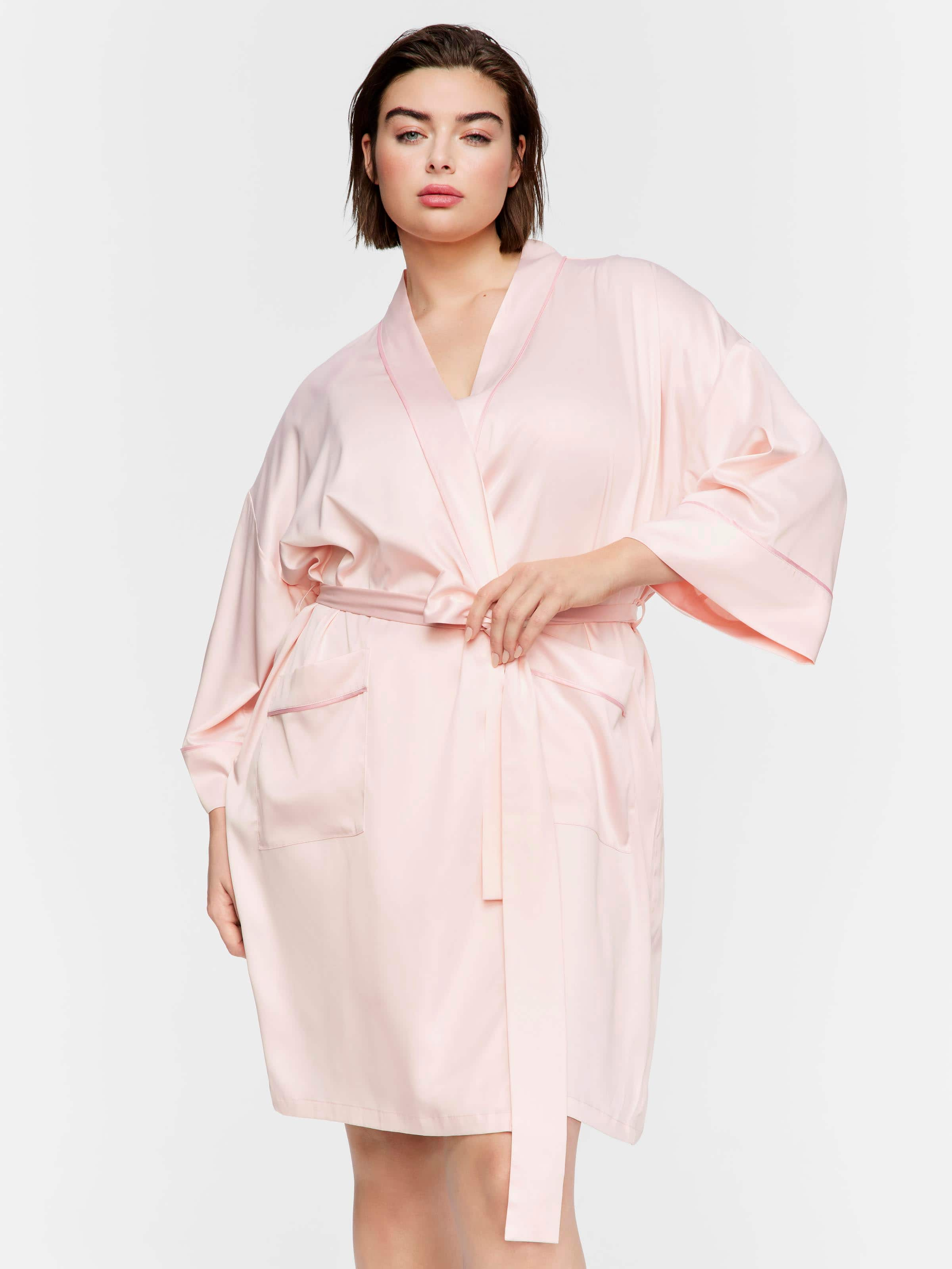 P.A. Plus Pretty Satin Gown