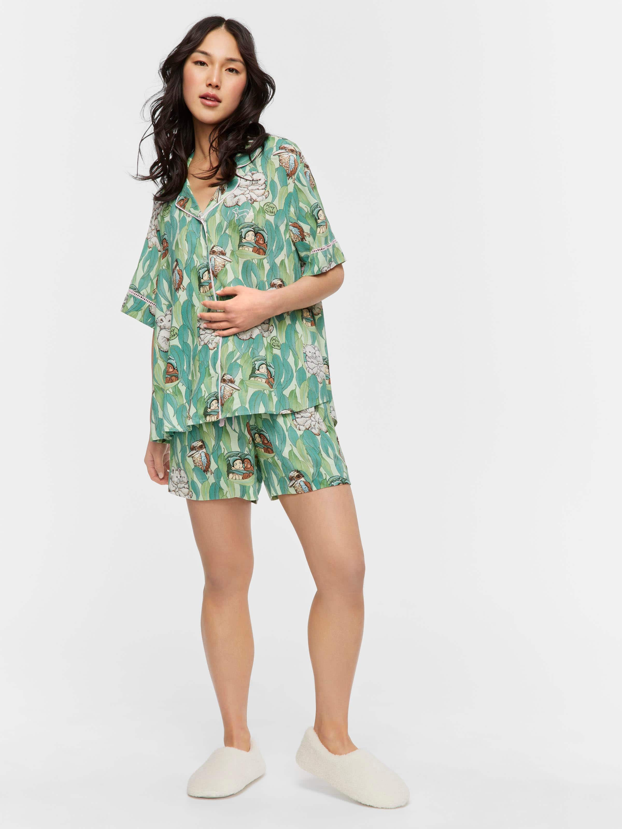 May Gibbs Gumnut Leaf Pj Set