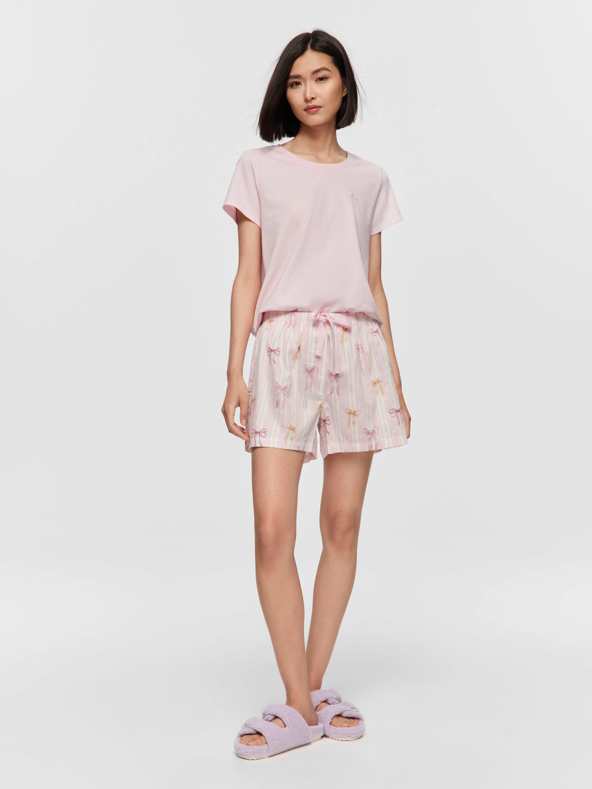 Bow Stripe Mid Short