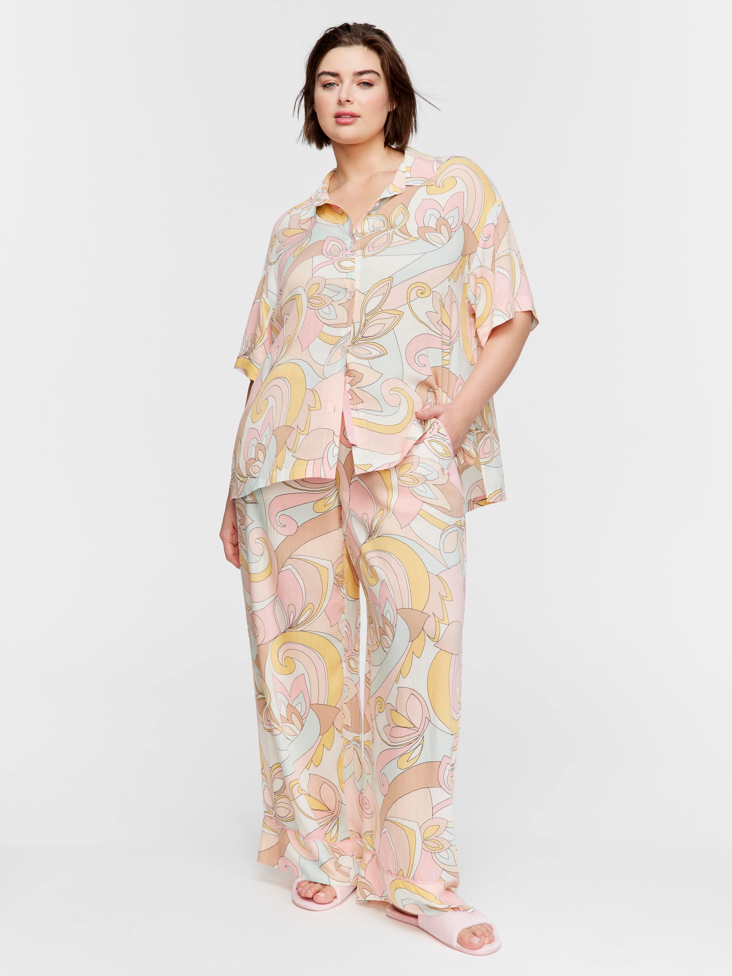 P.A. Plus Pastel Paisley Pj Pant