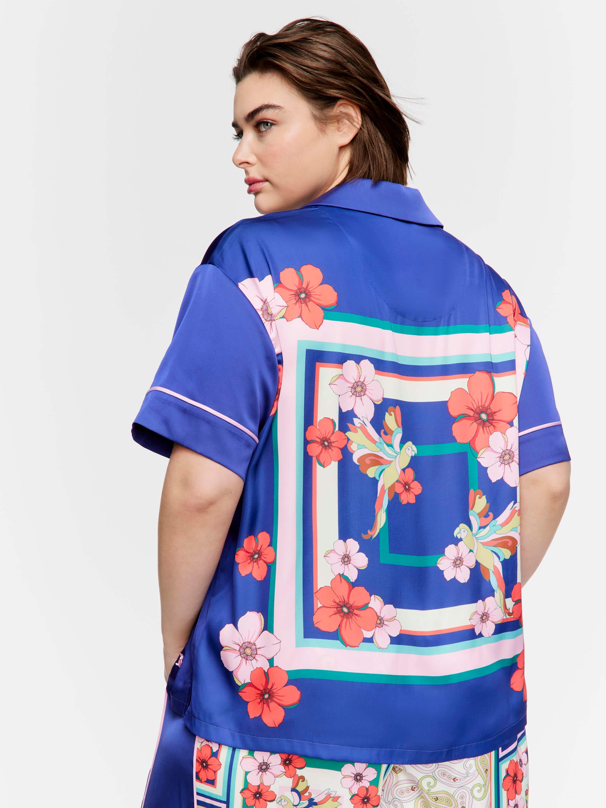 P.A. Plus Paisley Tile Short Sleeve Shirt