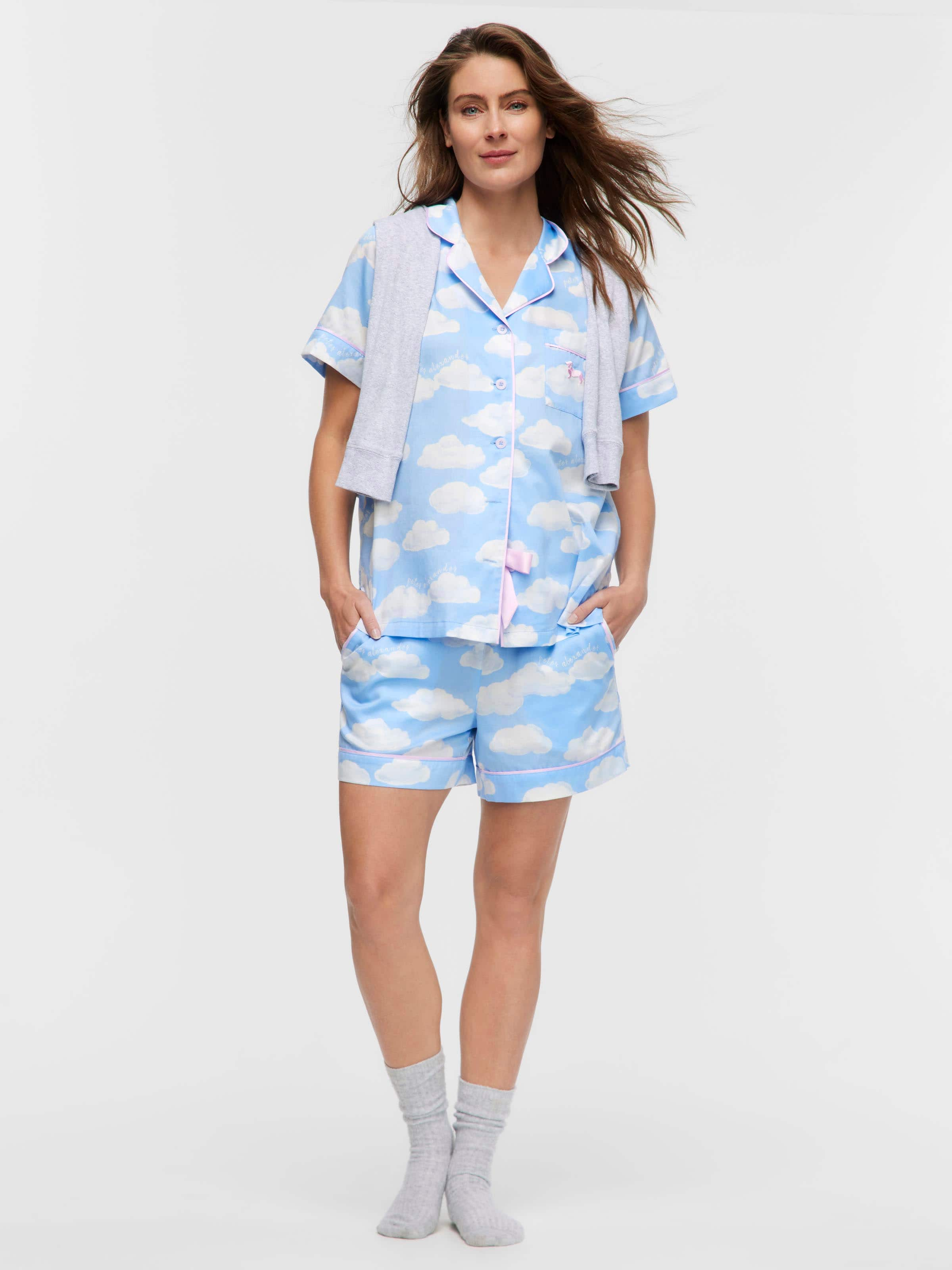 Heritage Clouds Shortie Pj Set