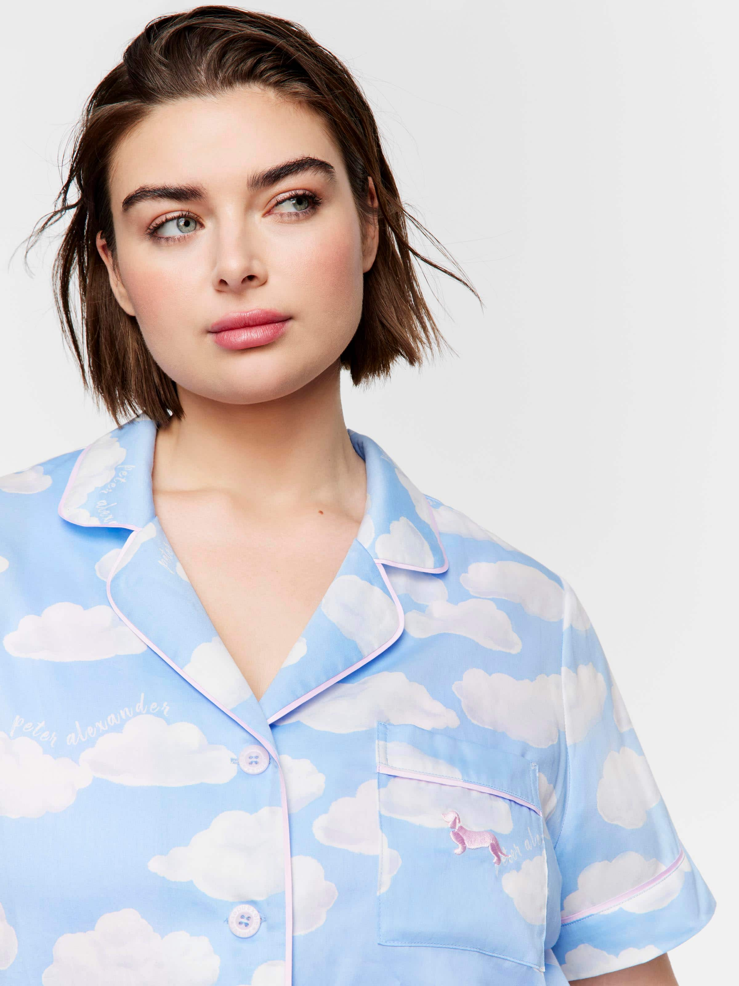 P.A. Plus Heritage Clouds Shortie Pj Set