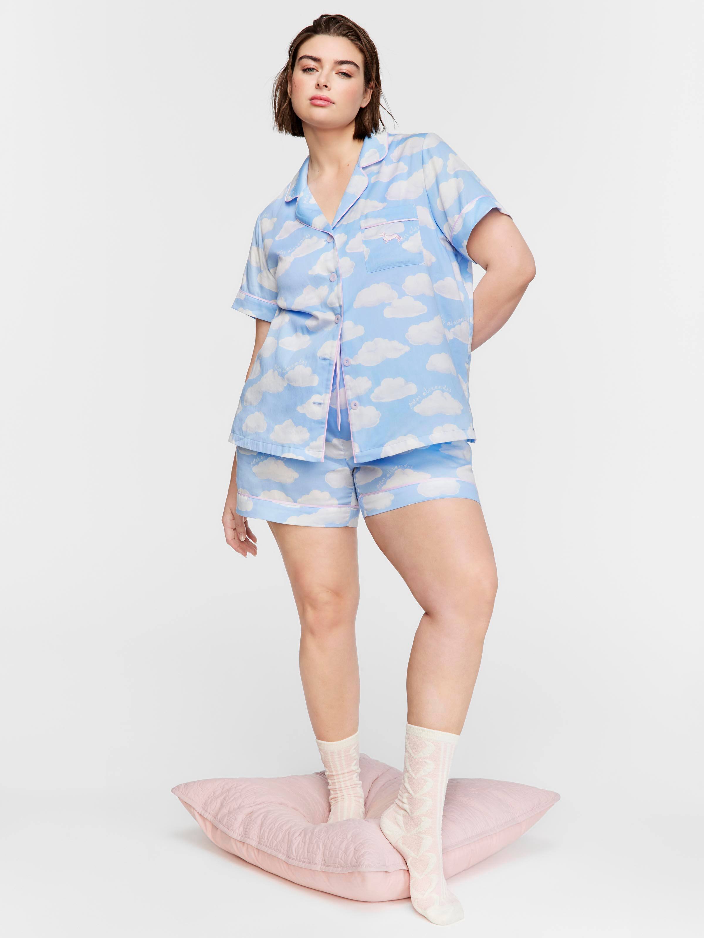 P.A. Plus Heritage Clouds Shortie Pj Set