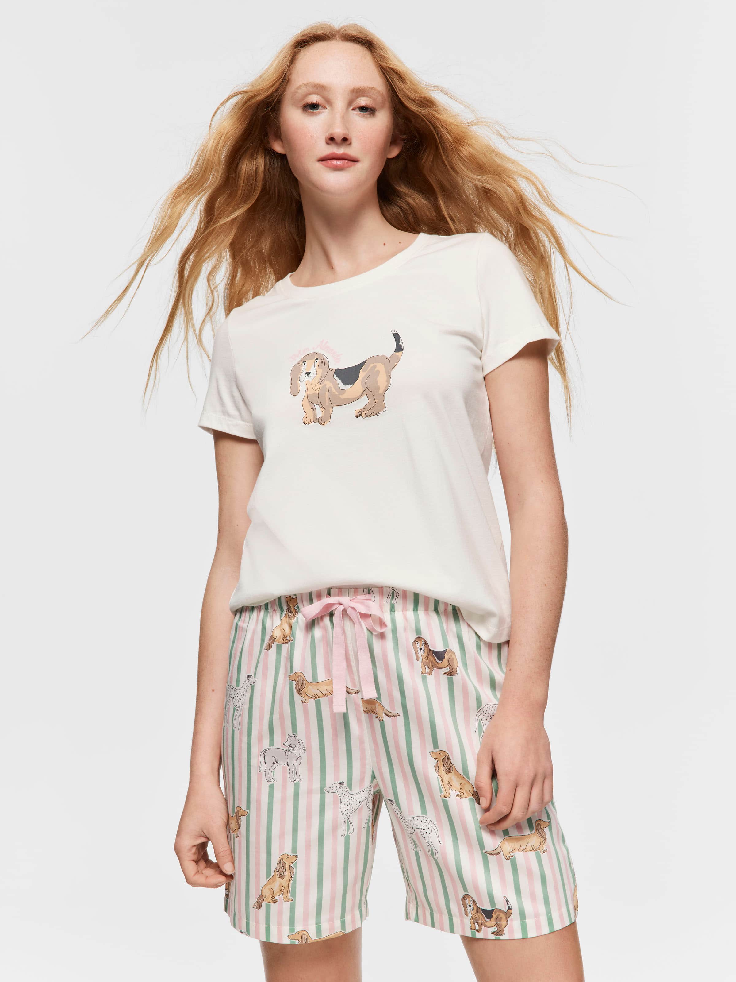 Dog Stripe Short