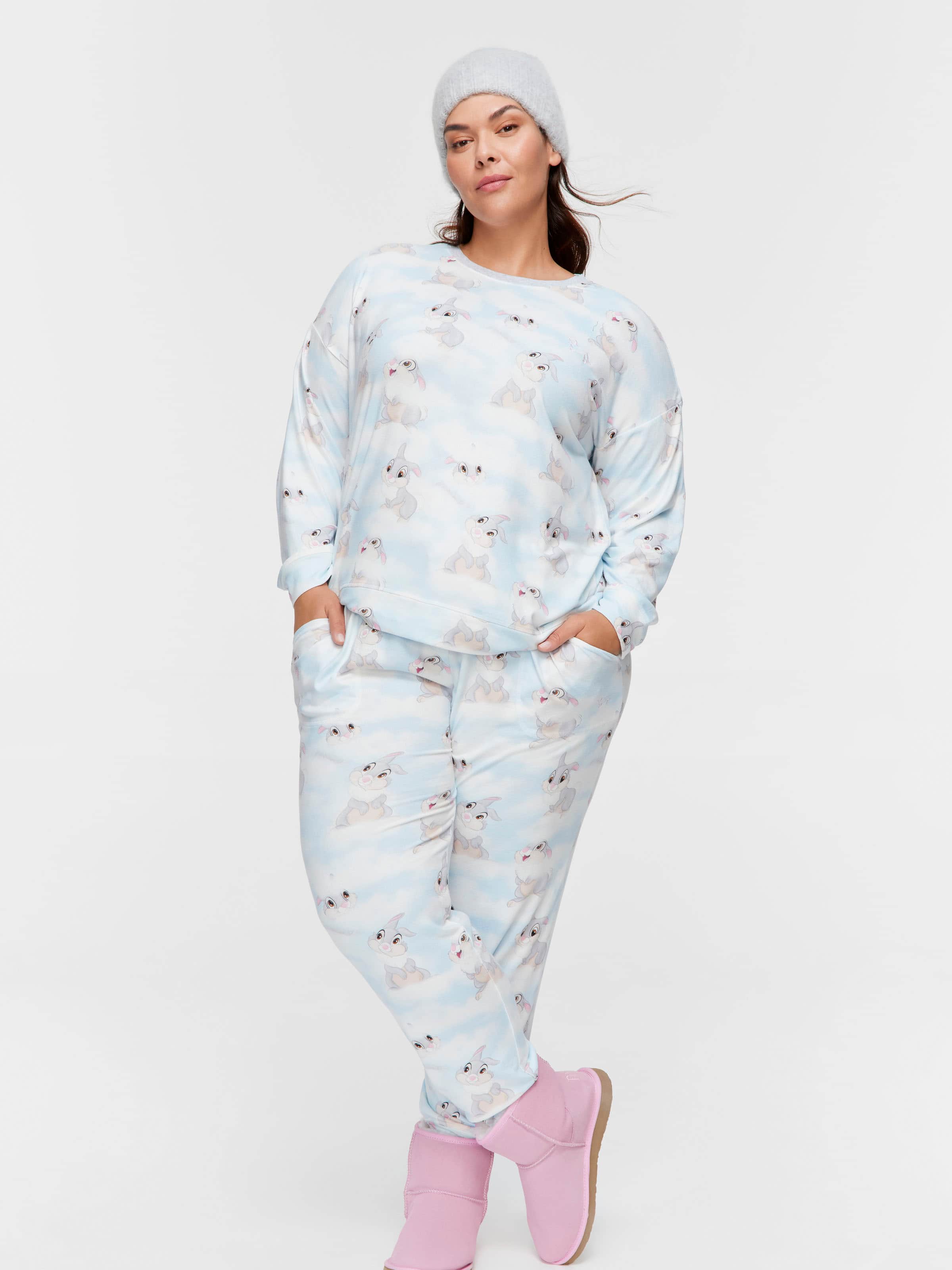 P.A. Plus Thumper Plush Long Pj Set