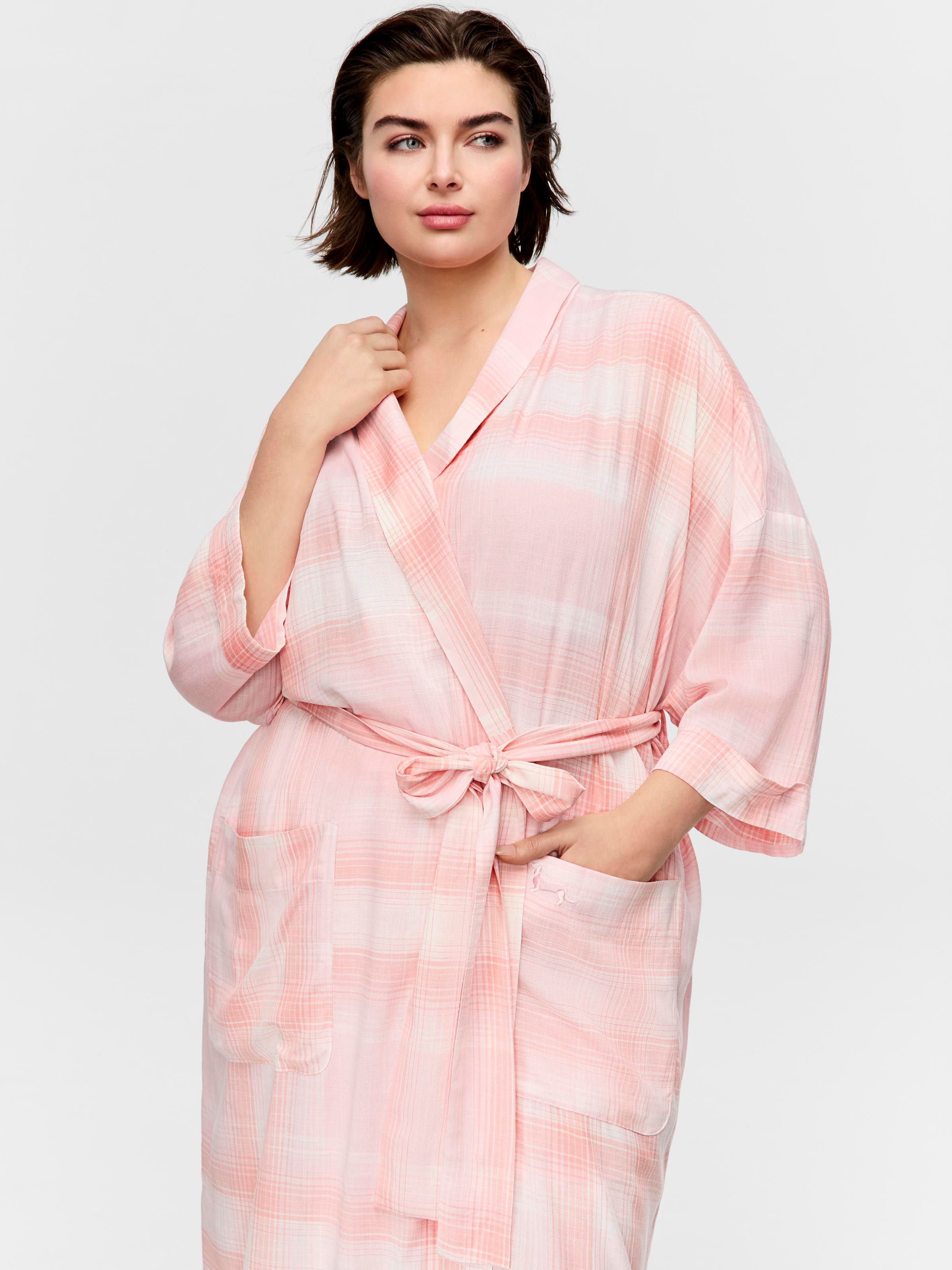 P.A. Plus Check Slouchy Gown