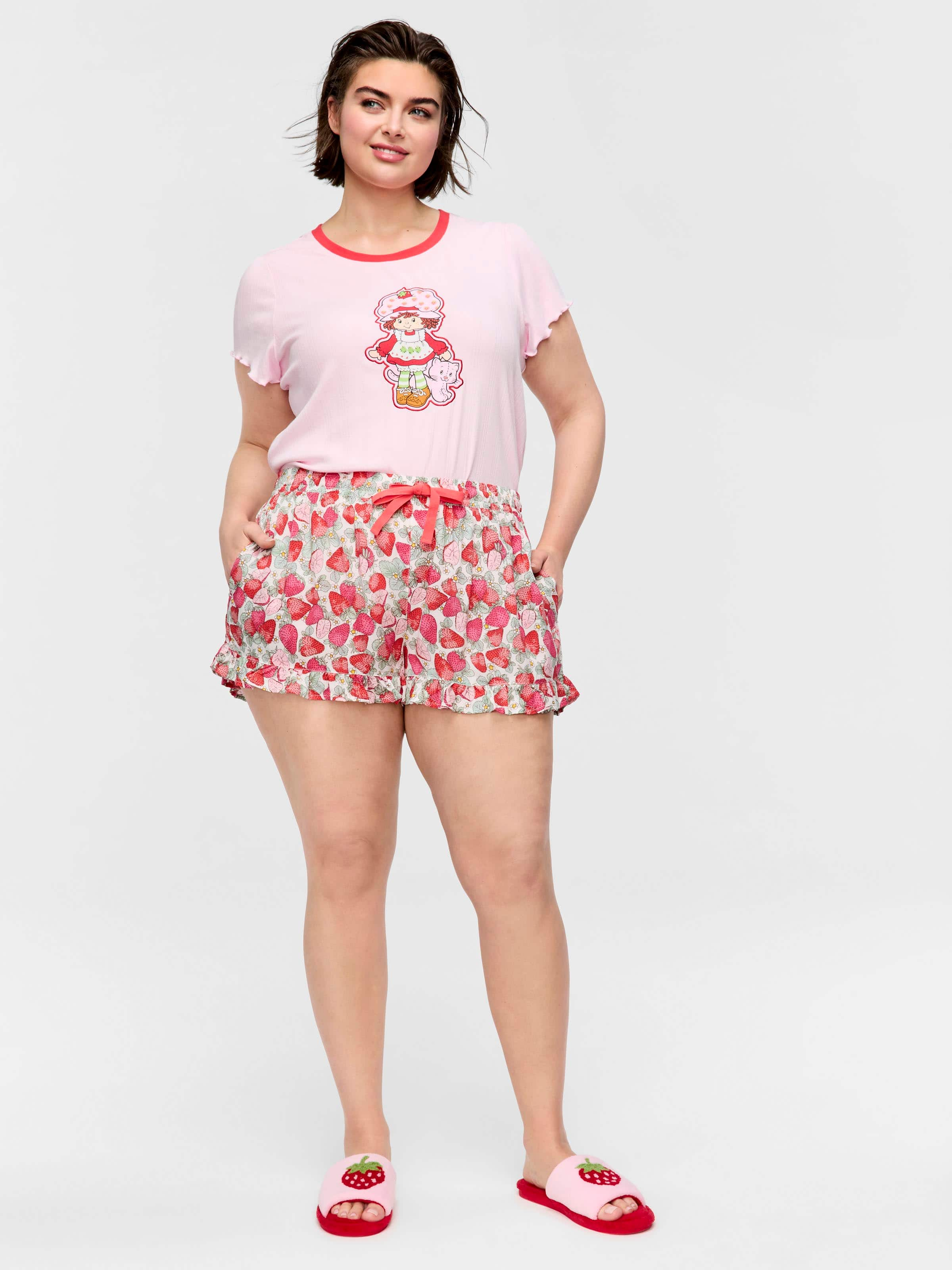 P.A. Plus Strawberry Frill Short